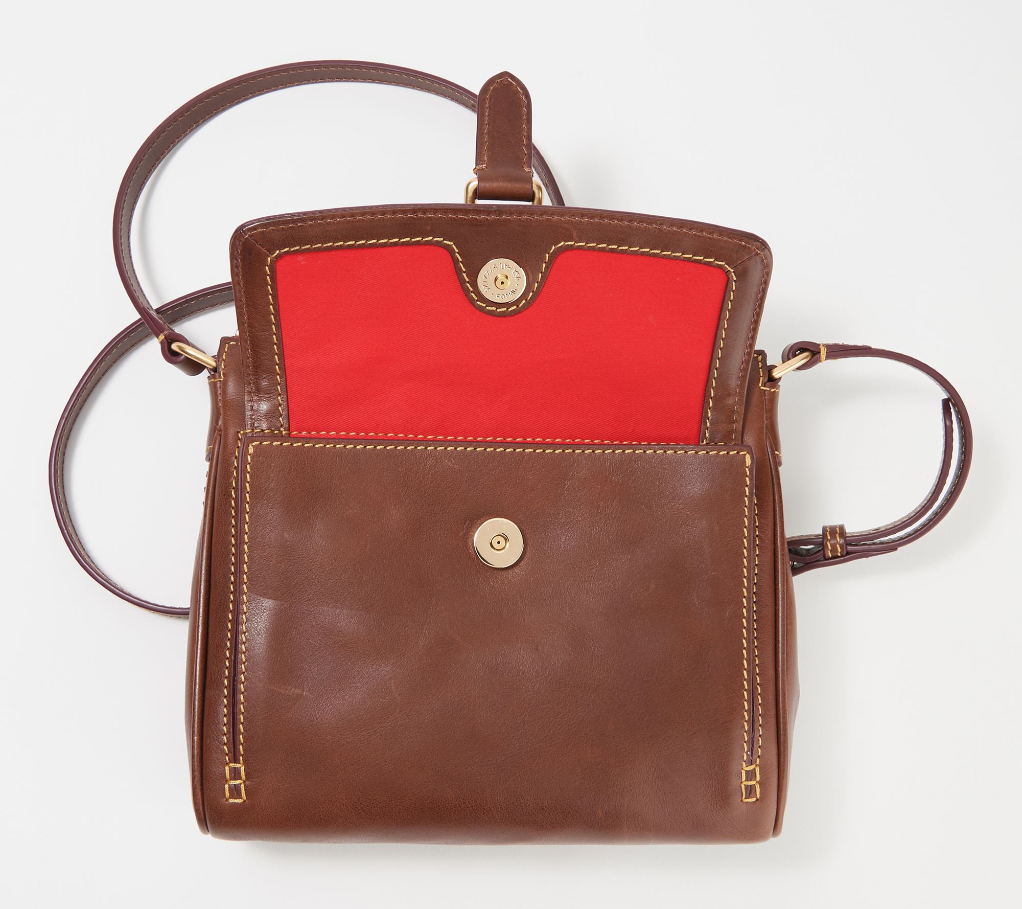 dooney & bourke florentine leather pocket crossbody