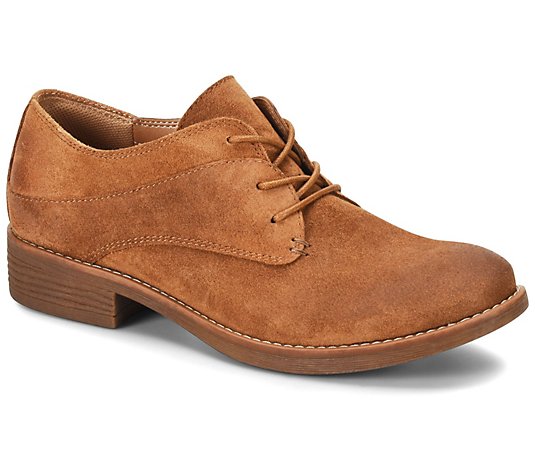 Comfortiva Lace-Up Leather Artisan Oxfords - Tolla