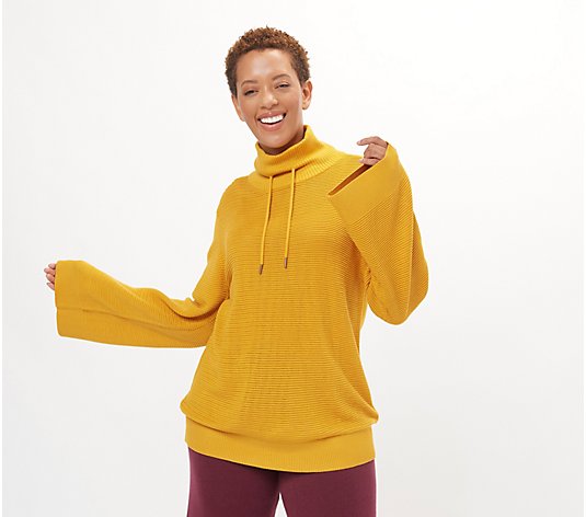 zuda Ecovero Tall Mock-Neck Long-Sleeve Sweater
