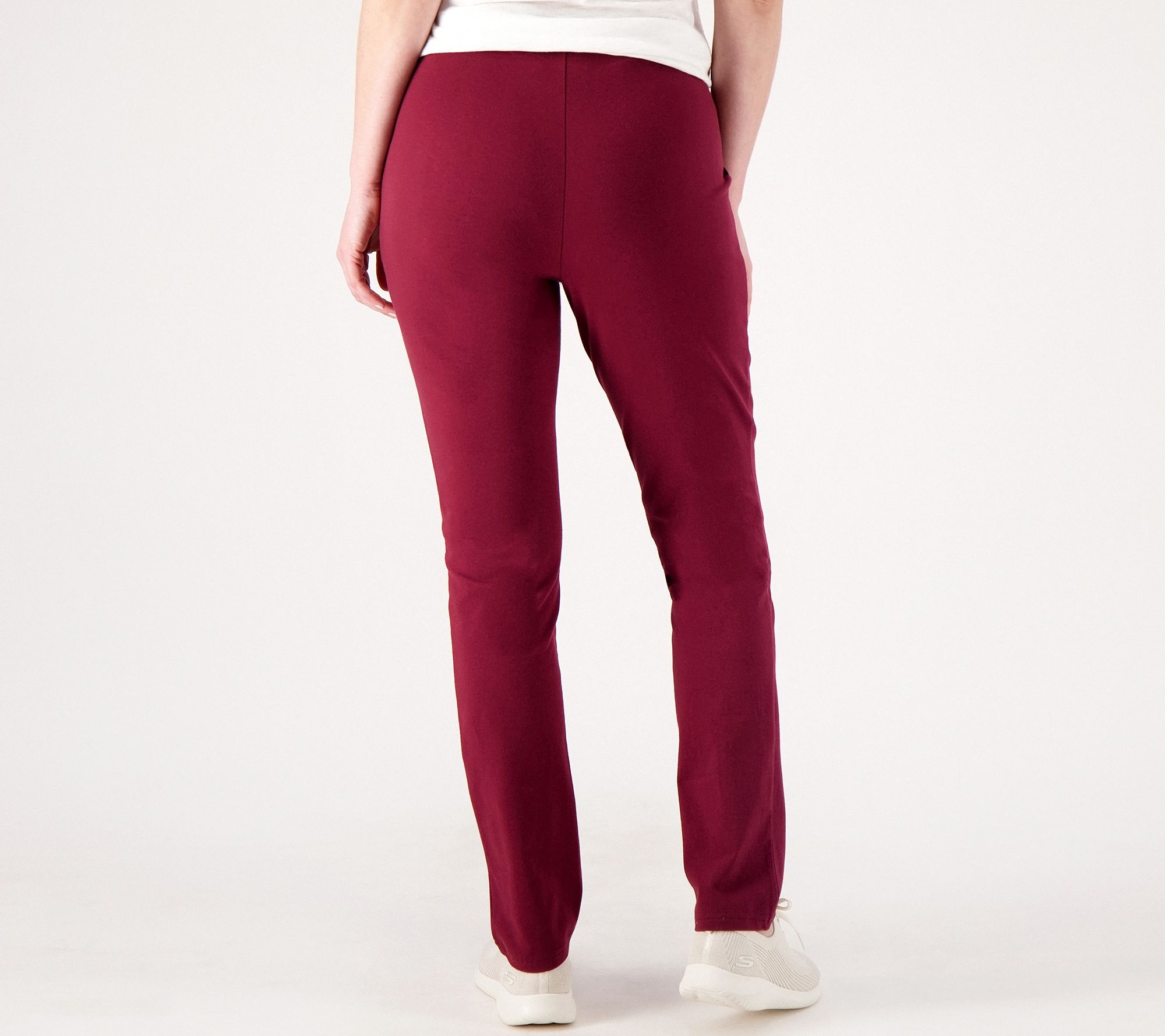 Women's Bi-Stretch Skinny Pants - A New Day™ Burgundy 4
