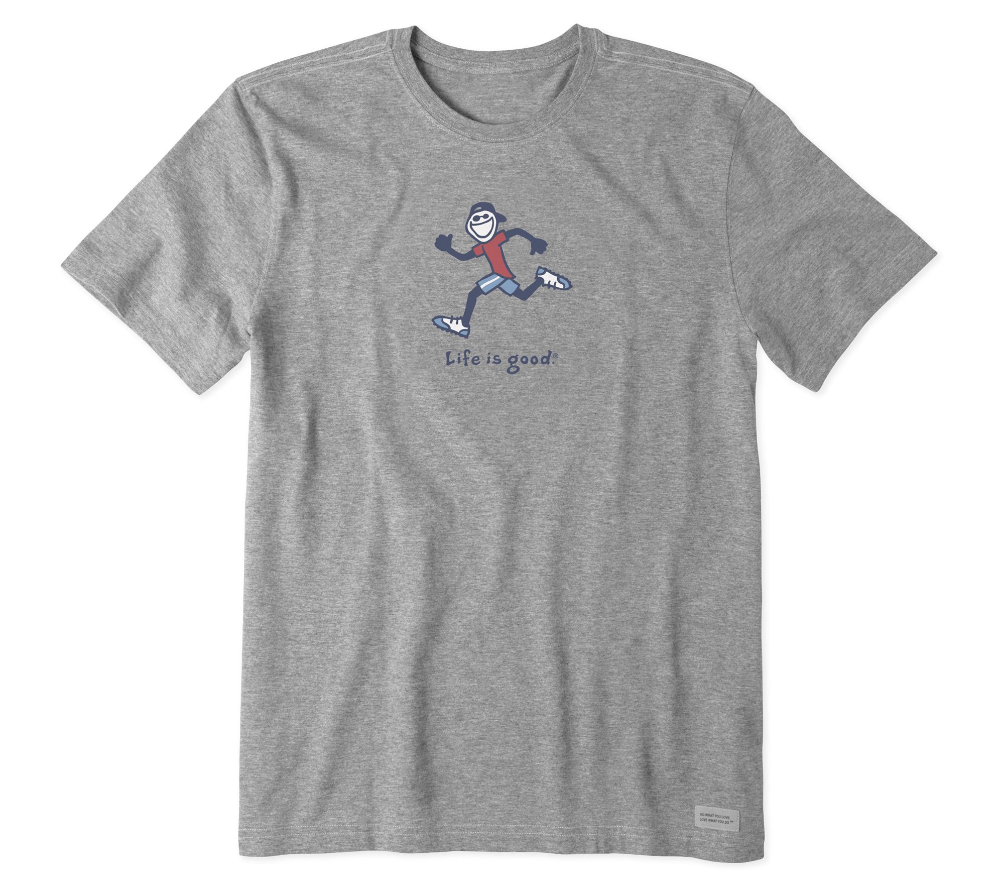 Life is Good Men's Running Jake Crusher Tee