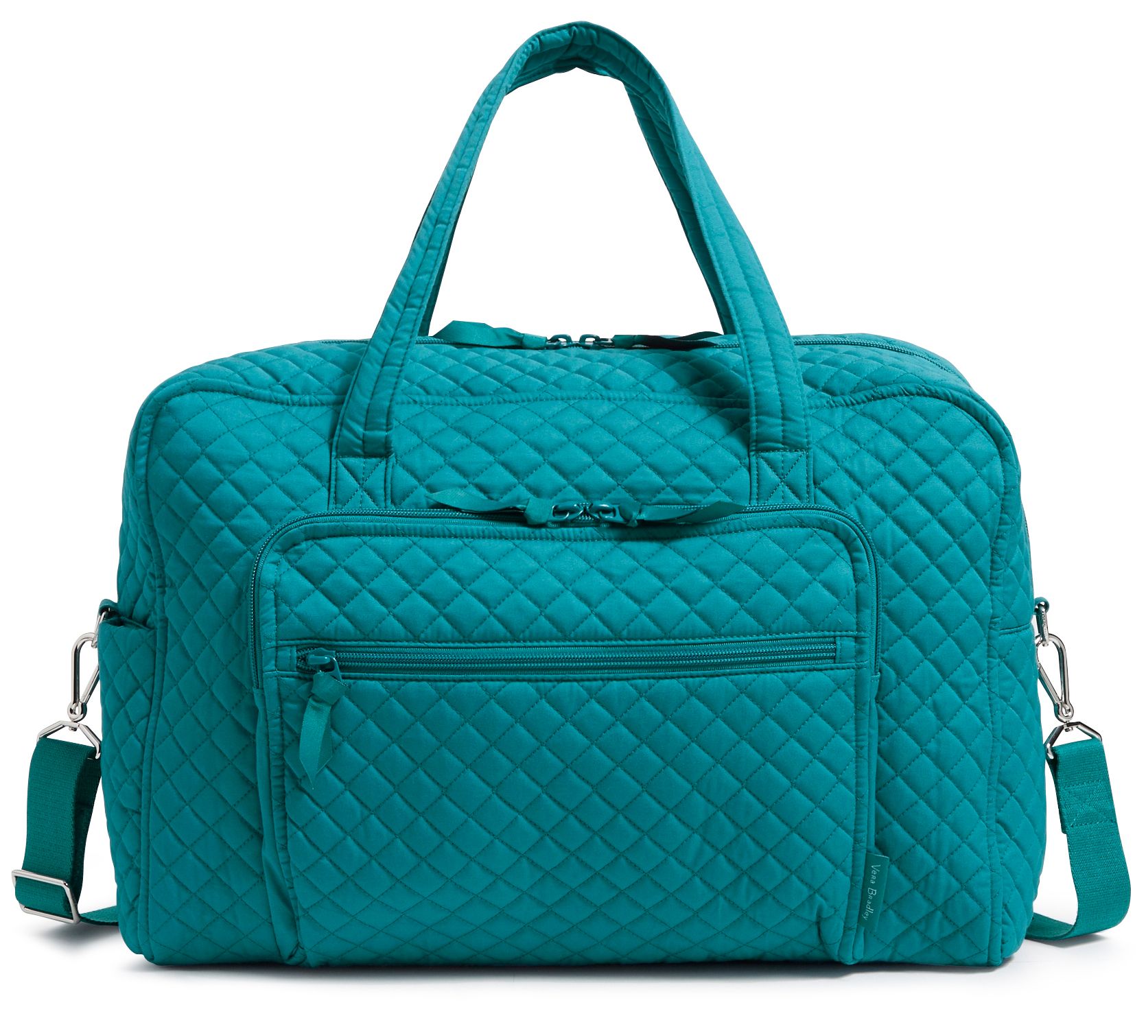 Vera Bradley Printed Recycled Cotton Weekender Travel Bag