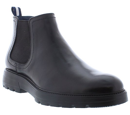 Zanzara Men's Leather Pull-On Leather Boots - Jim
