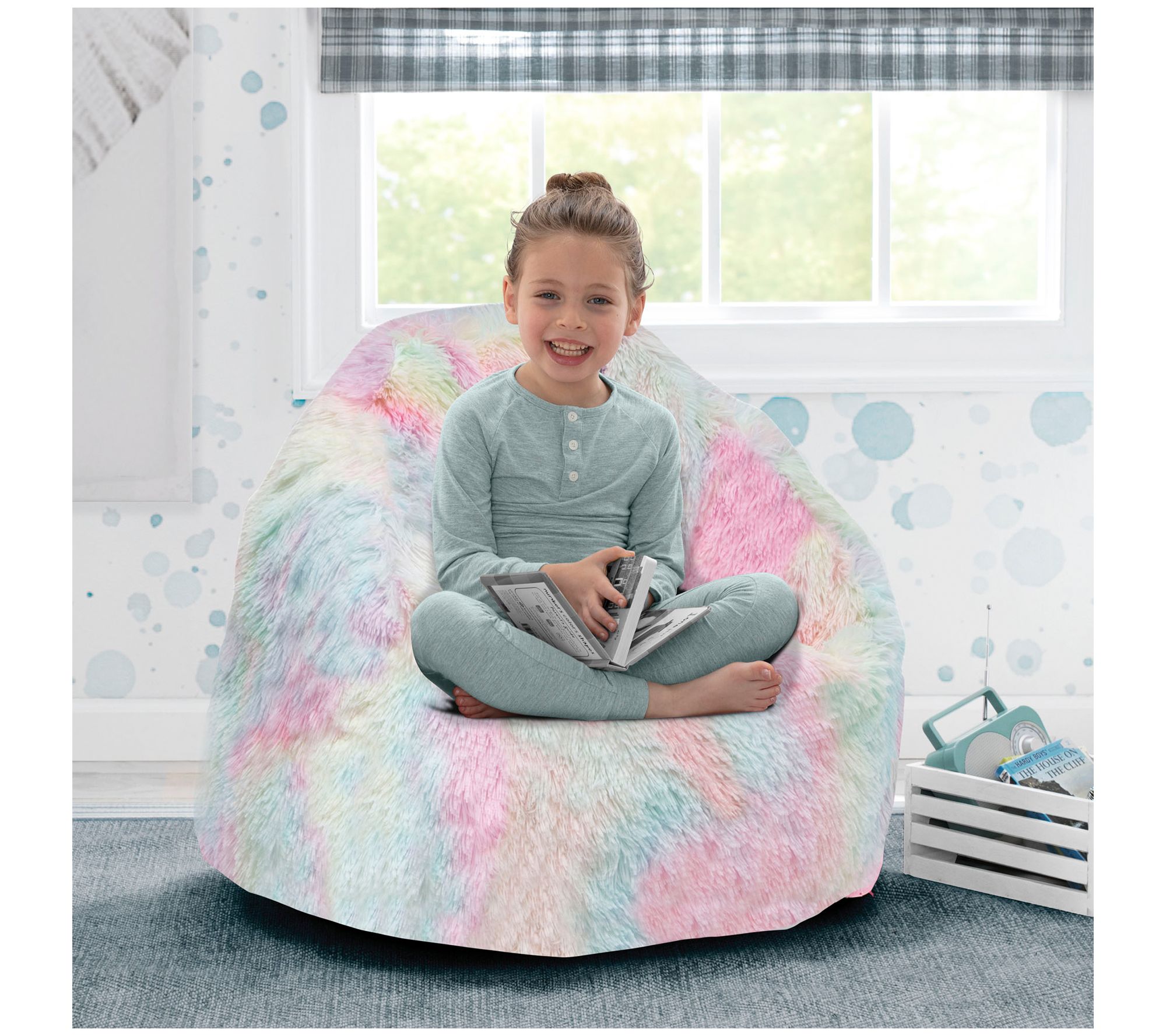 Delta Children TieDye Toddler FoamFilled Snuggle Chair