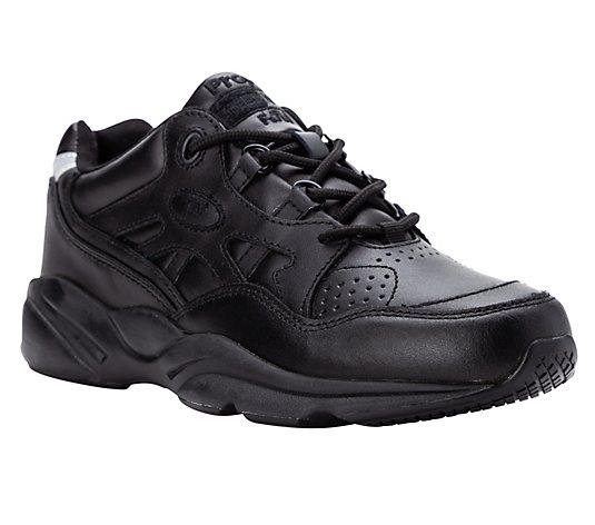 Propet Women's Slip-Resistant Leather Work Shoes - Stana