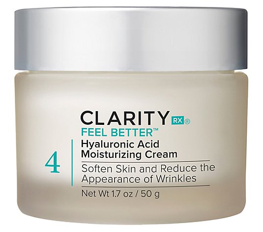 ClarityRx Feel Better Hyaluronic Acid Moisturizing Cream