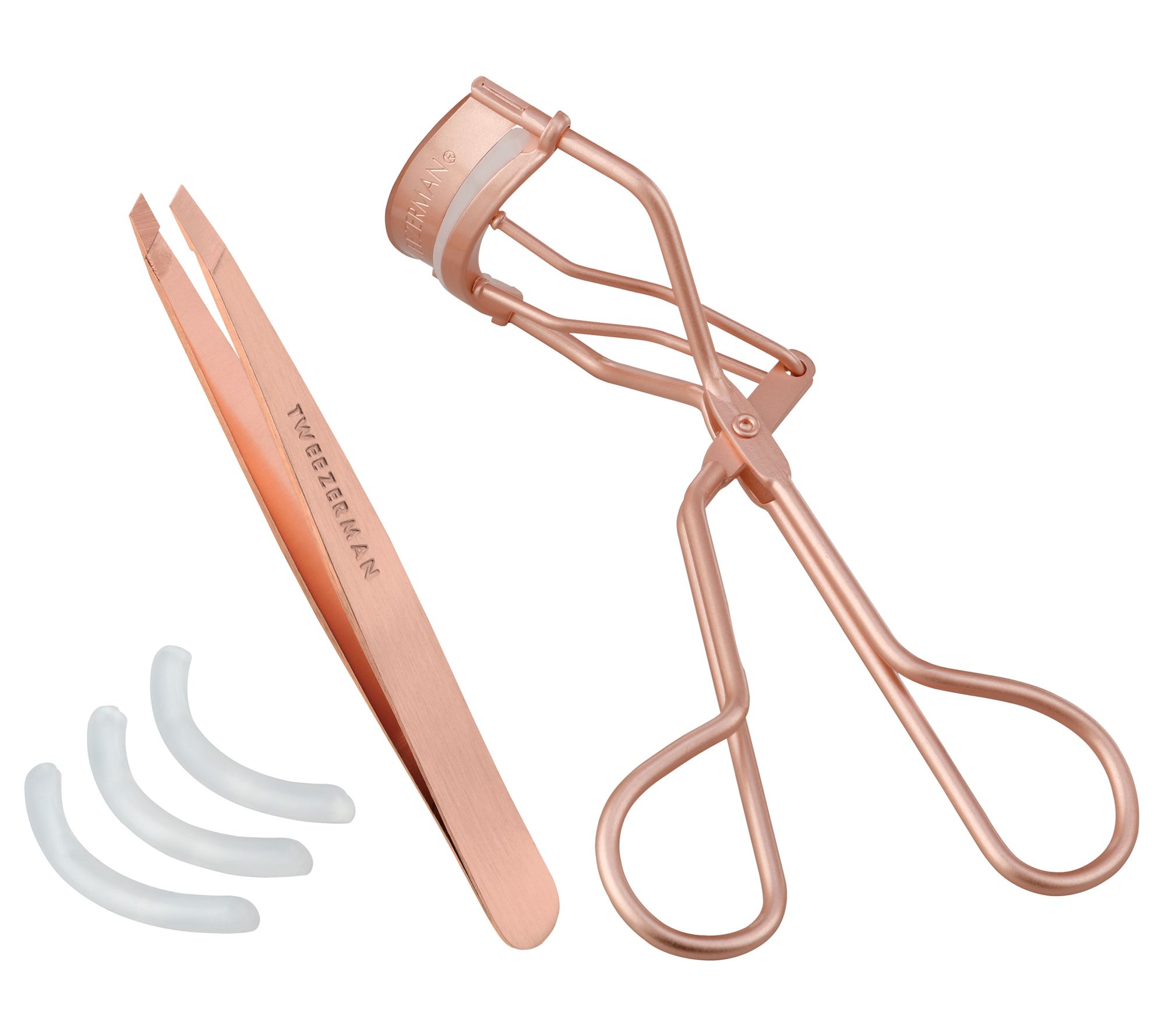 Tweezerman Rose Goldtone Brow & Lash Gift Set