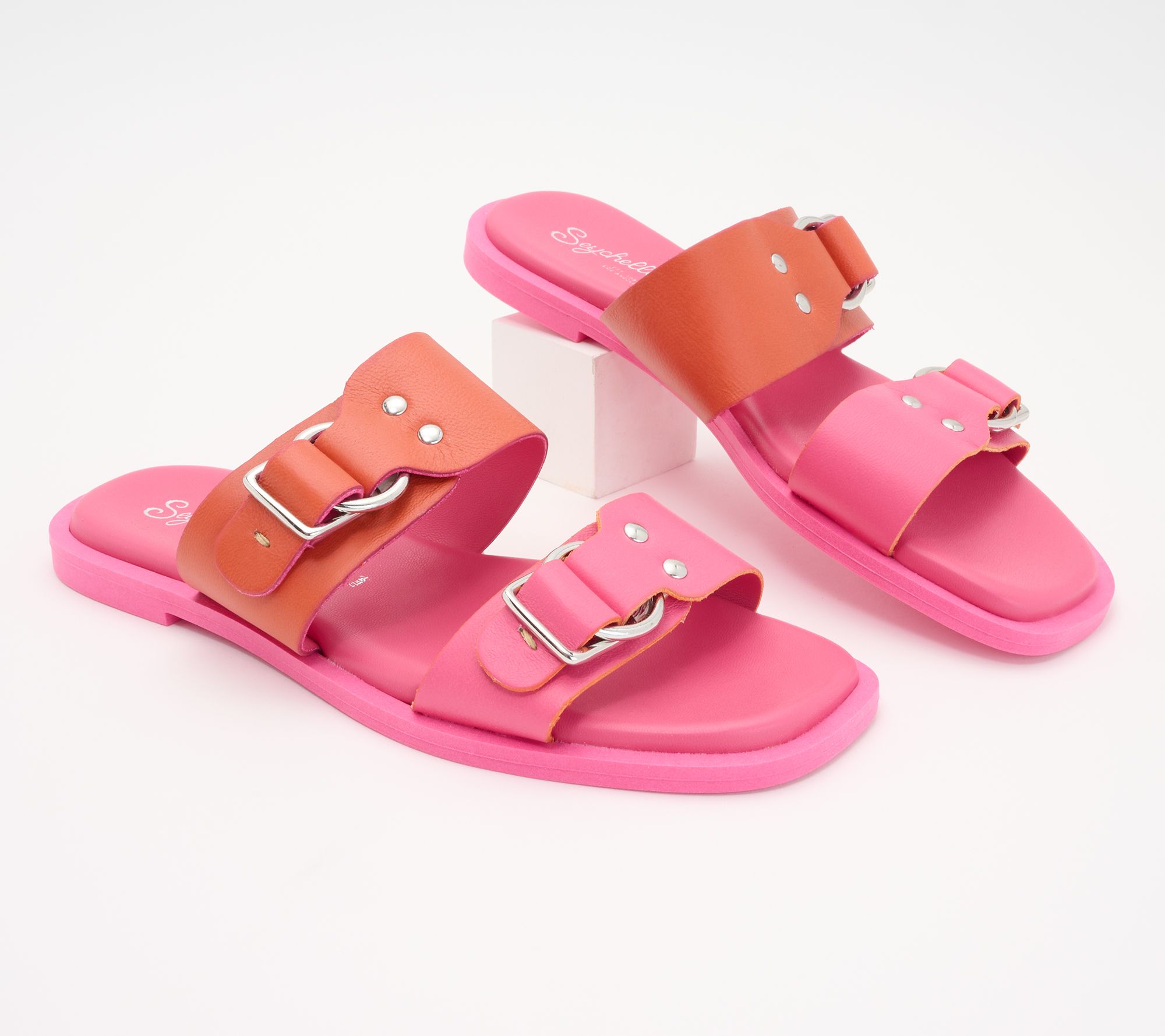 Pink - Slide Sandals - Women's 