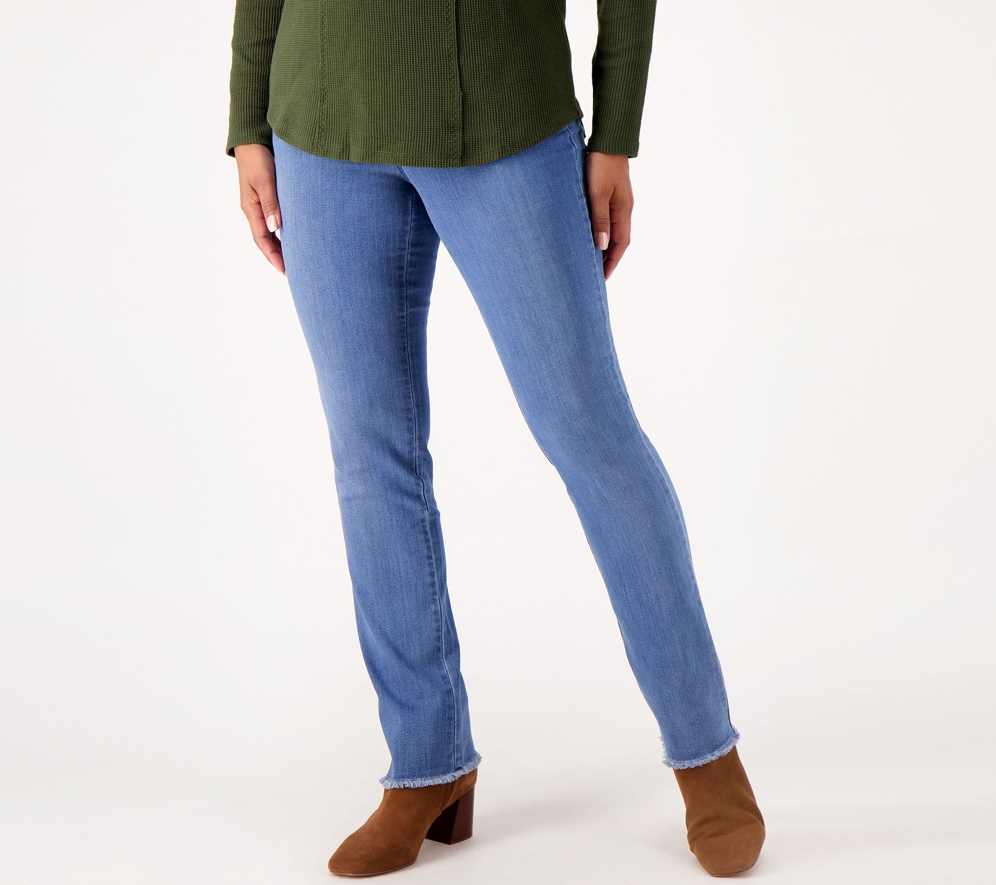 "As Is" Belle by Kim Gravel Reg Primabelle Straight Leg Jeans