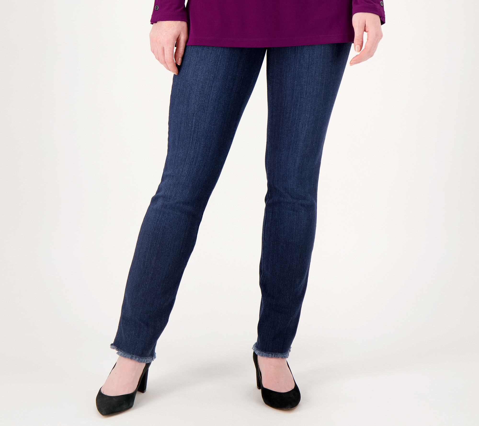 "As Is" Belle by Kim Gravel Reg Primabelle Straight Leg Jeans