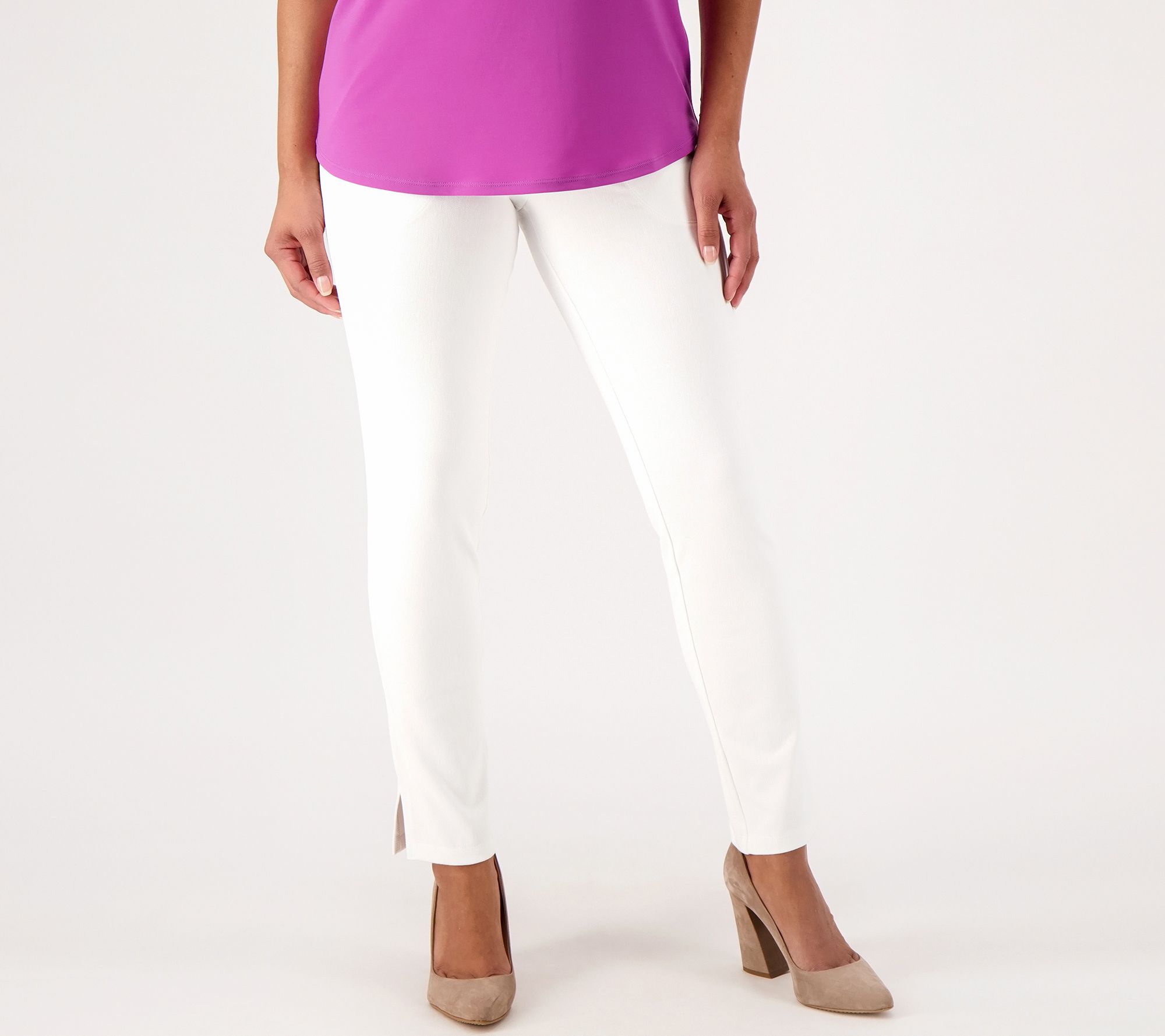 "As Is" Women with Control Petite Prime Stretch Tummy Control Pants