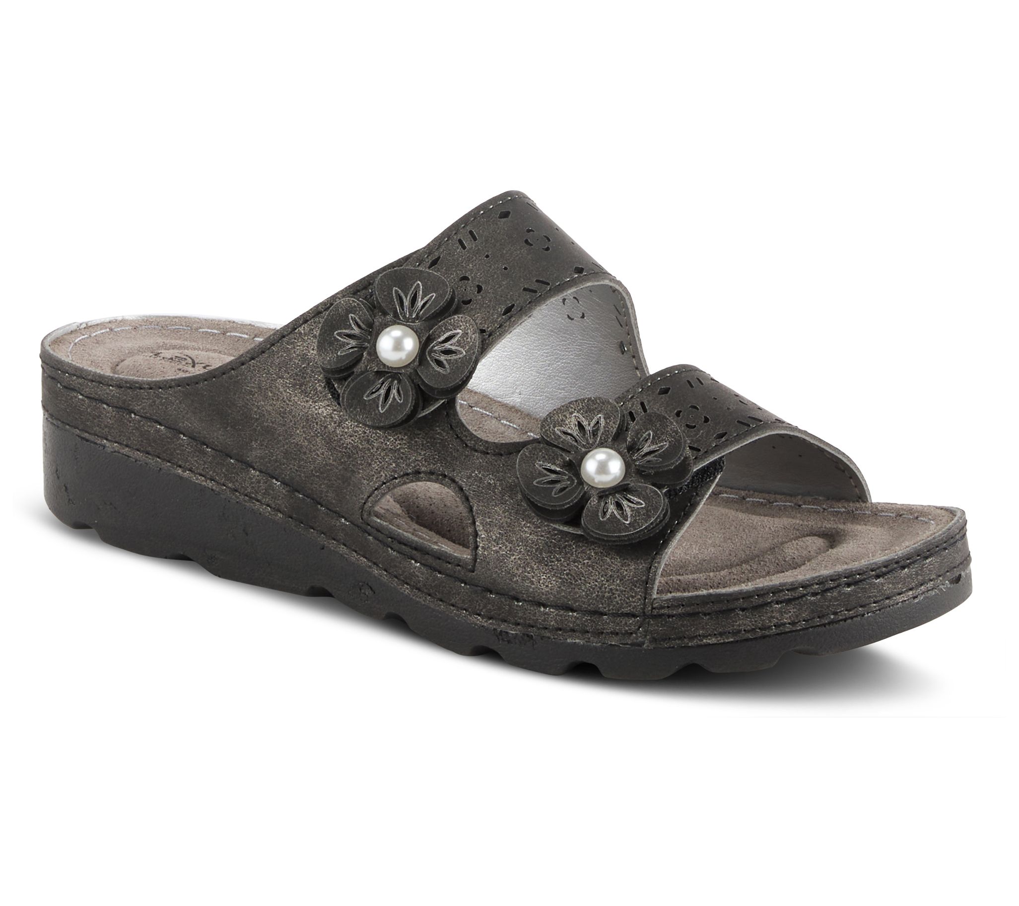 Flexus by Spring Step Slide Sandals - Pamola