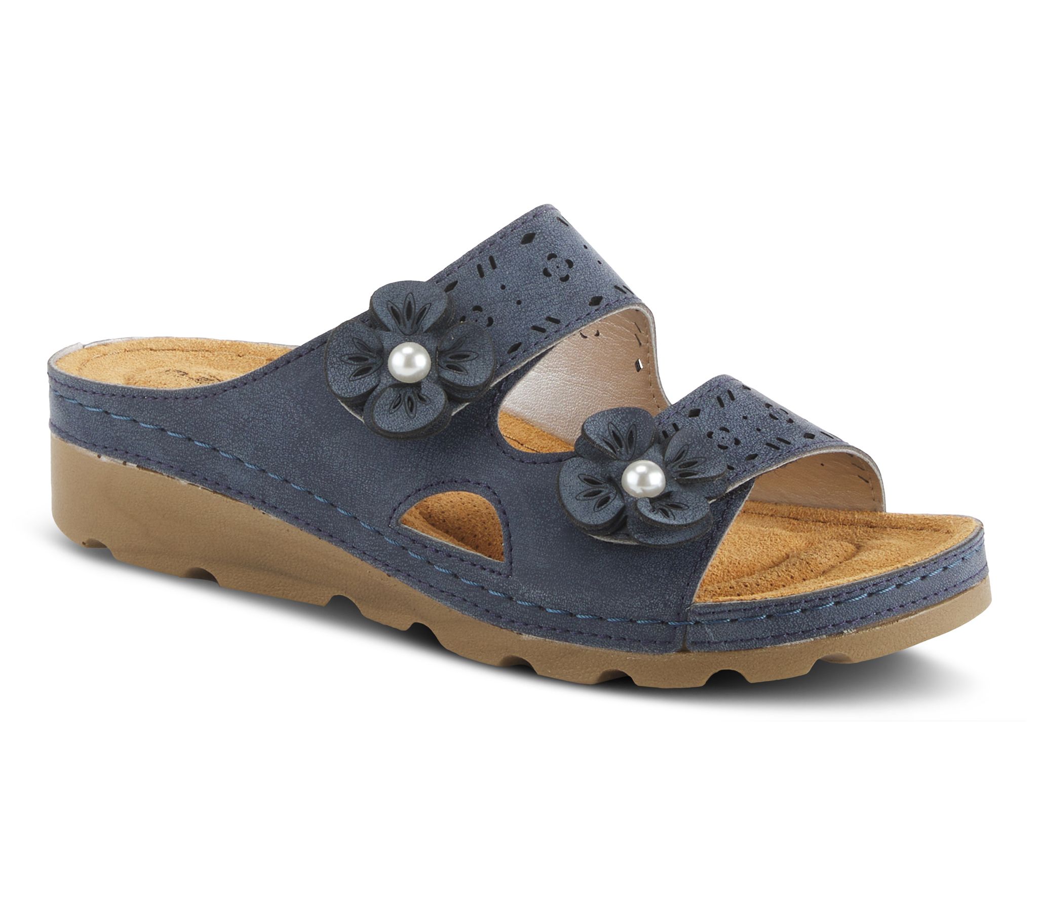 Flexus by Spring Step Slide Sandals - Pamola