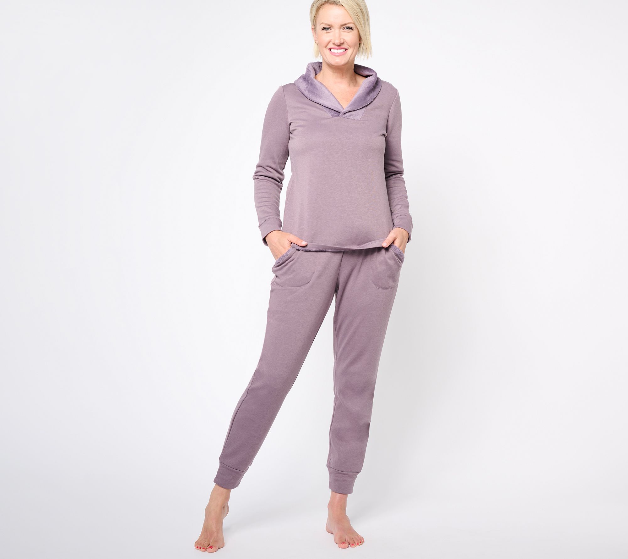 Qvc anybody best sale loungewear jogger pants