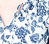 "As Is" Encore by Idina Menzel Double Gauze 3/4 Sleeve Romantic Blouse, 4 of 6