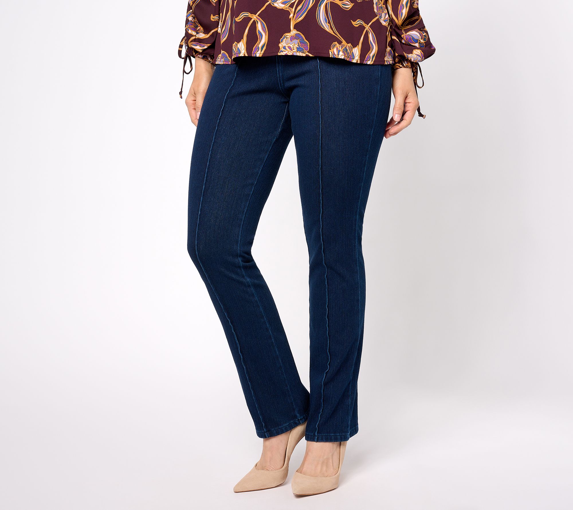 "As Is" Belle by Kim Gravel Pet Flexibelle Seamed Baby Boot Cut Jean