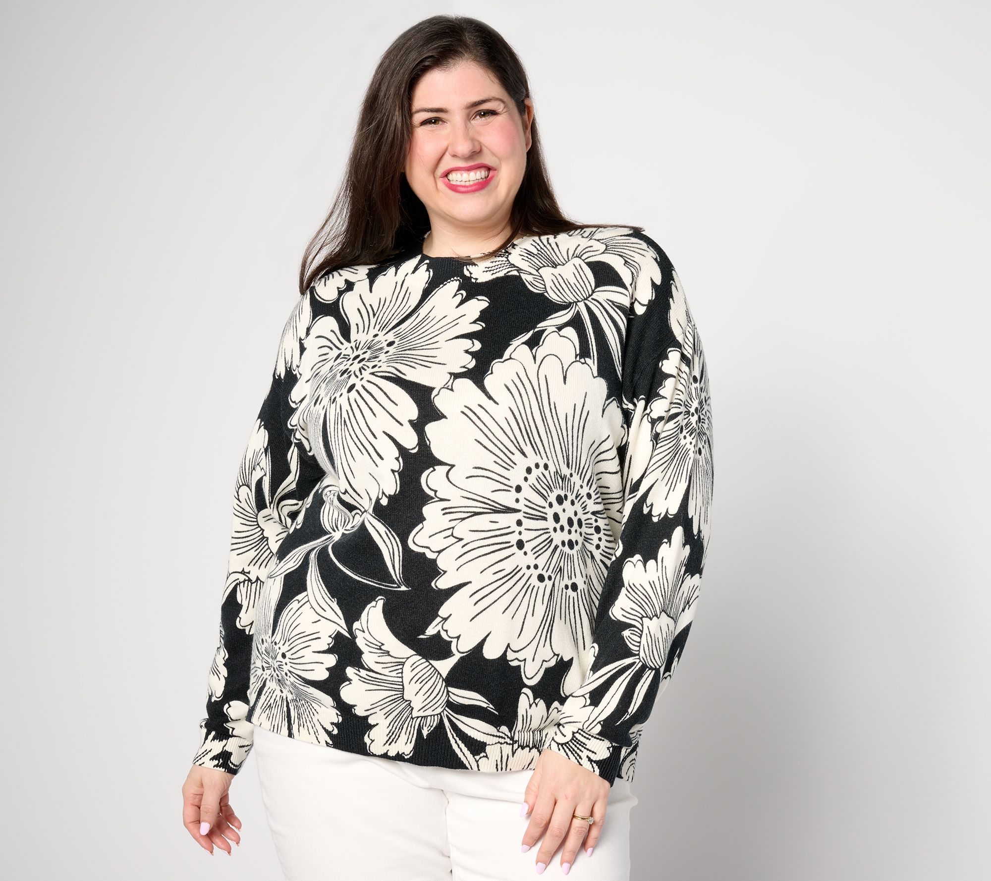 "As Is" Studio Park x Leah Williams Floral Daze Sweater