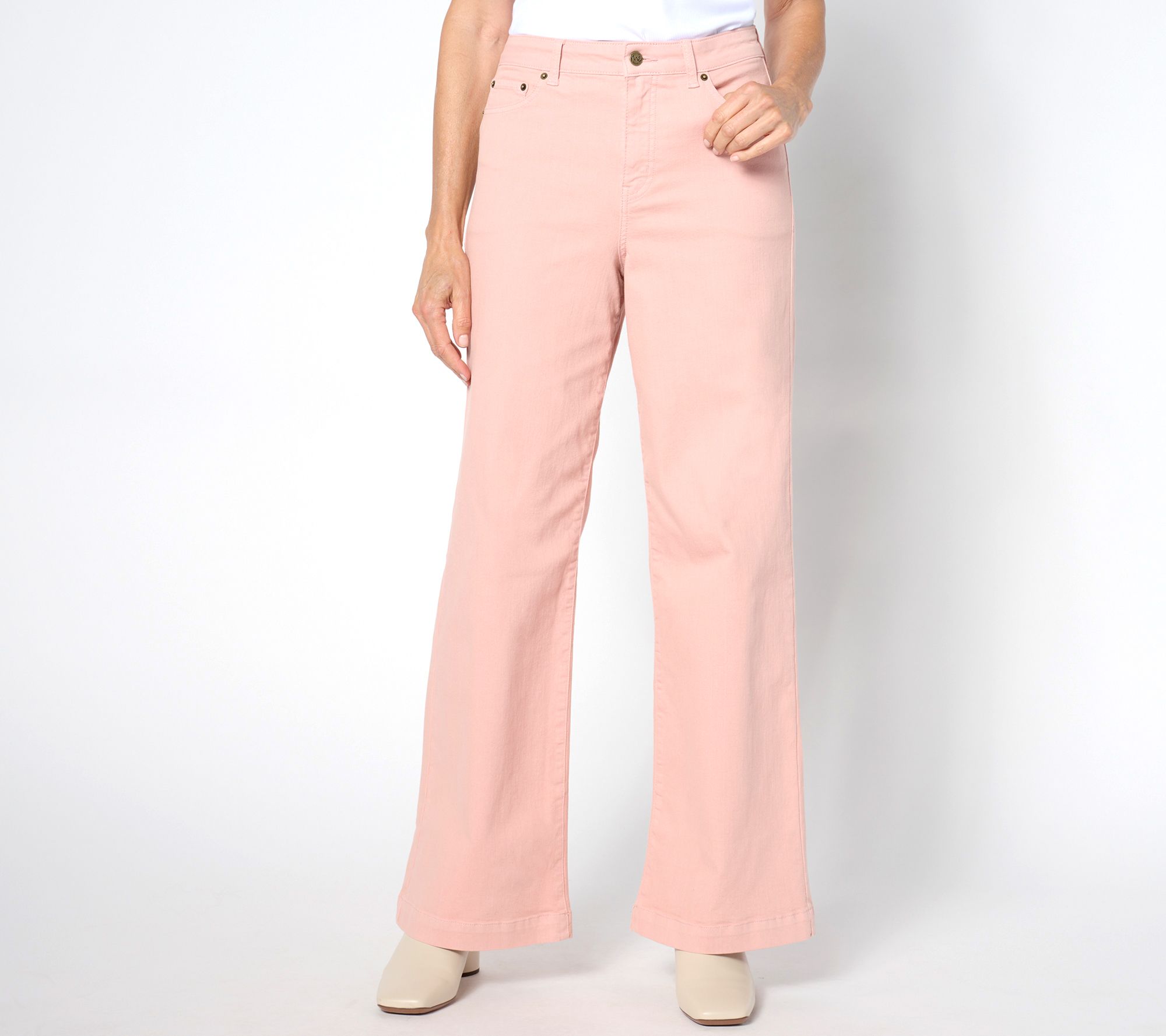 Me by Jennie Garth Tall Piece Dyed Relaxed Fit Jeans
