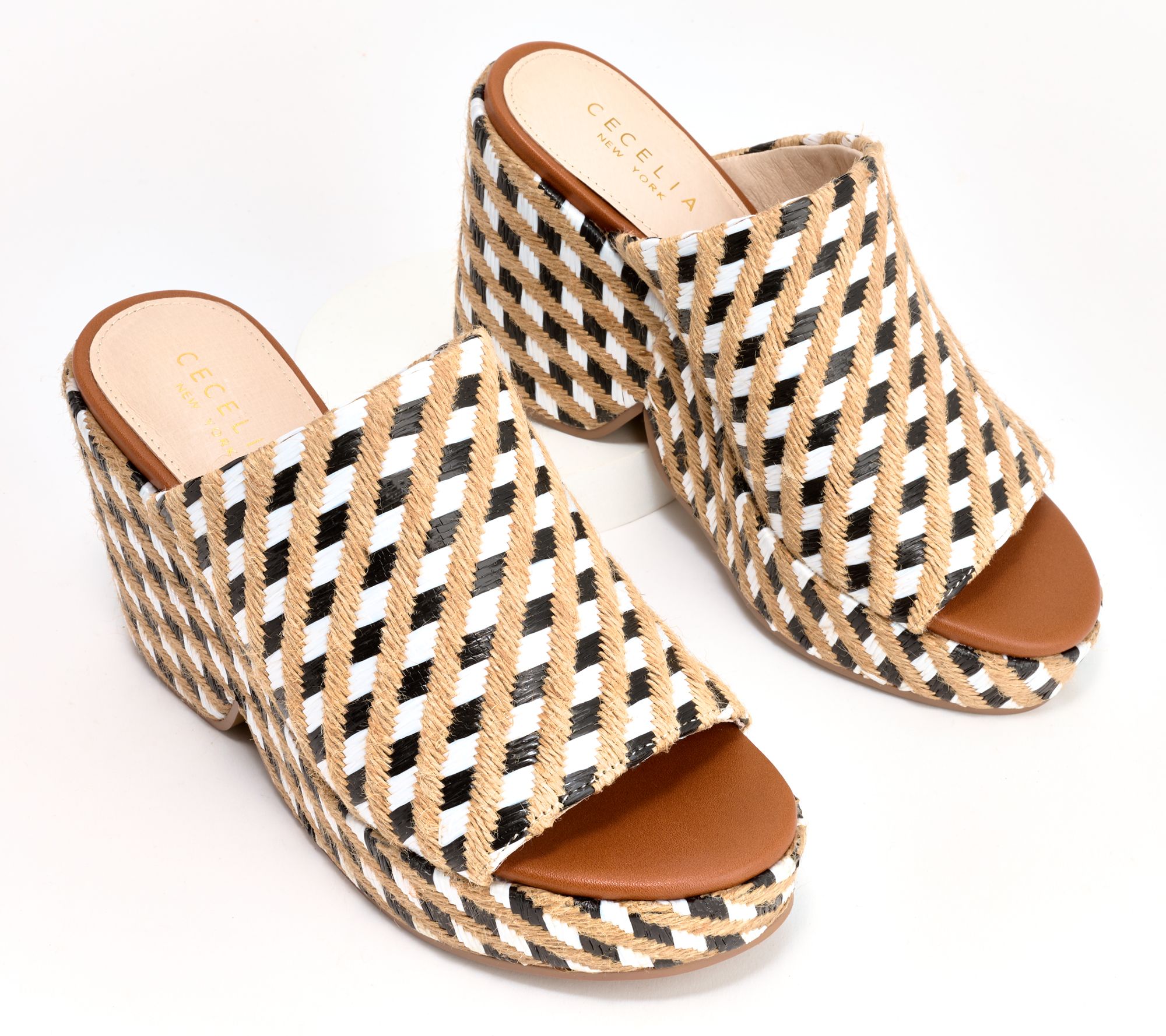 "As Is" Cecelia New York Platform Sandals- Frost