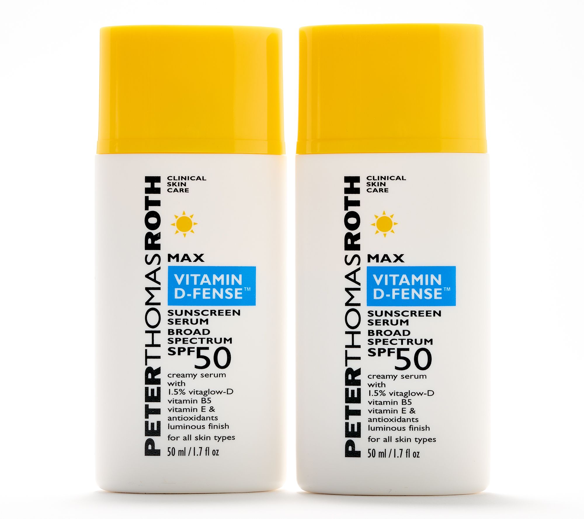 Peter Thomas Roth Max Vitamin D-Fense Suncreen Serum SPF50 Duo