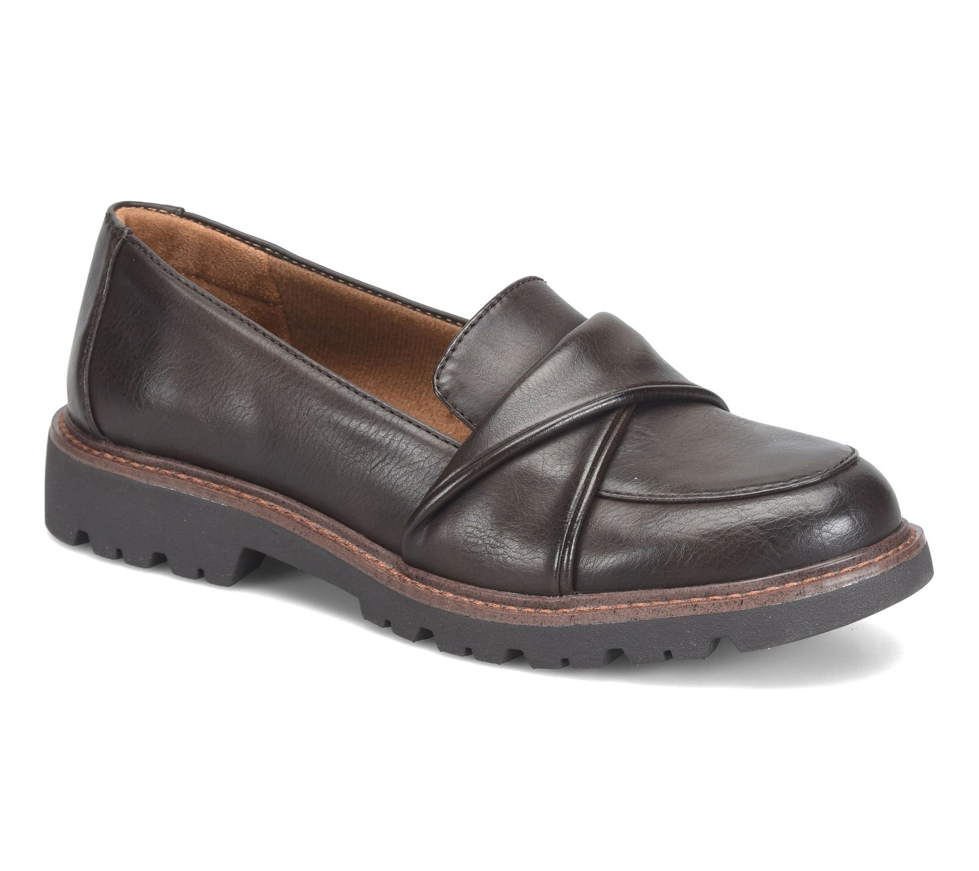 Eurosoft Casual Loafer with Twist Ornamentation- Leia