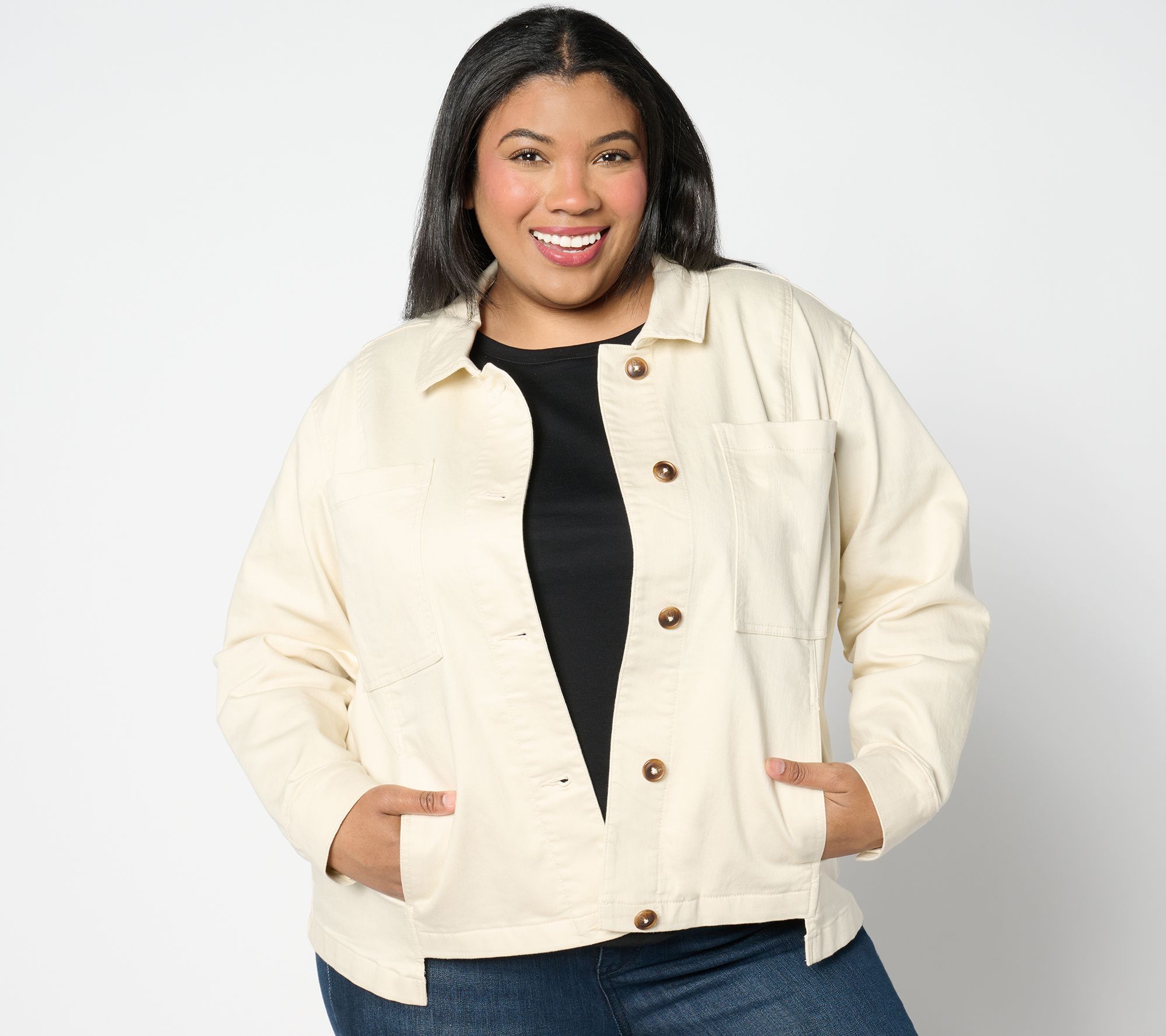 "As Is" Studio Park X Amy Stran Twill Utility Jacket