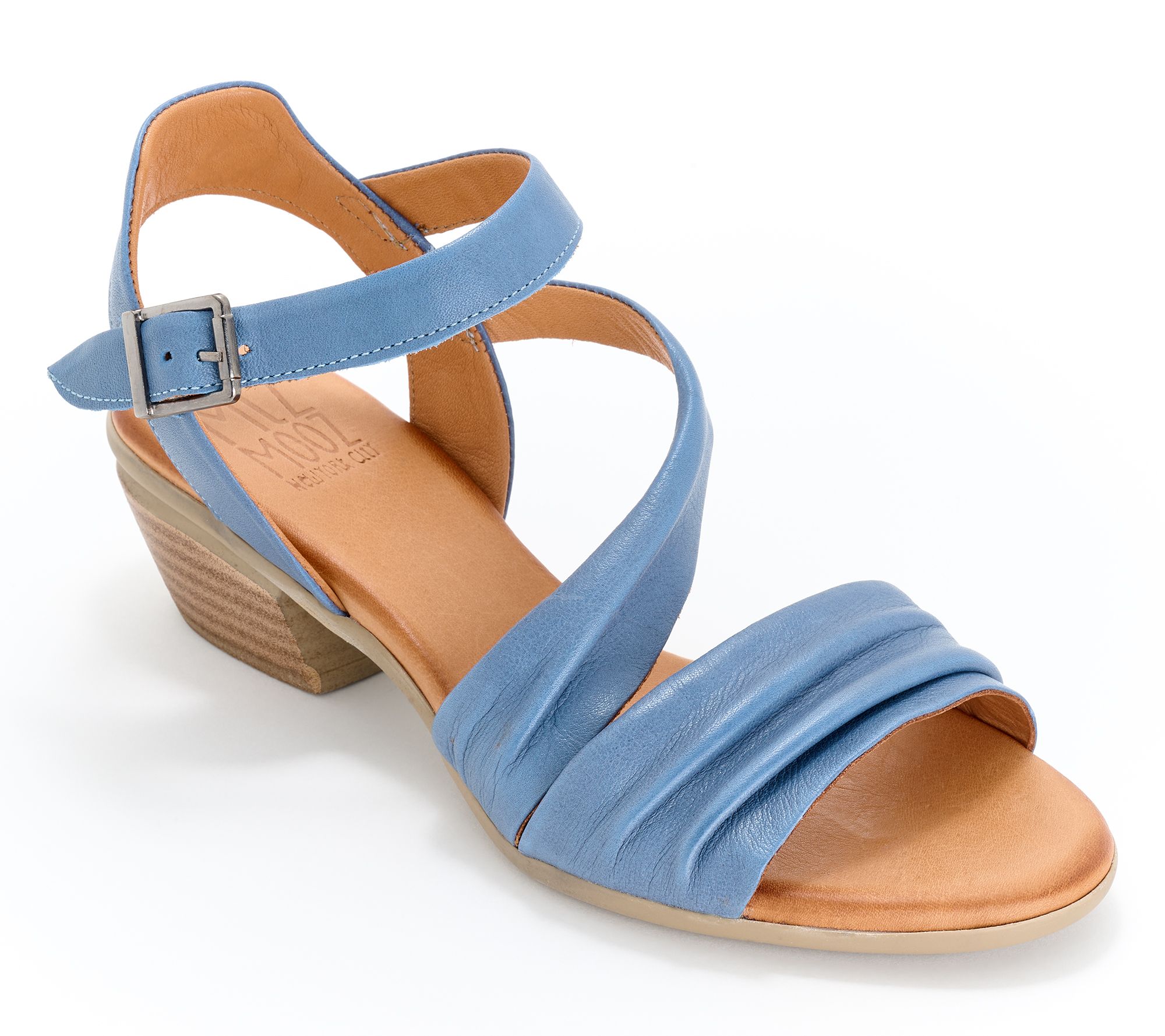 Miz Mooz Leather Heeled Sandals - Kailee - QVC.com