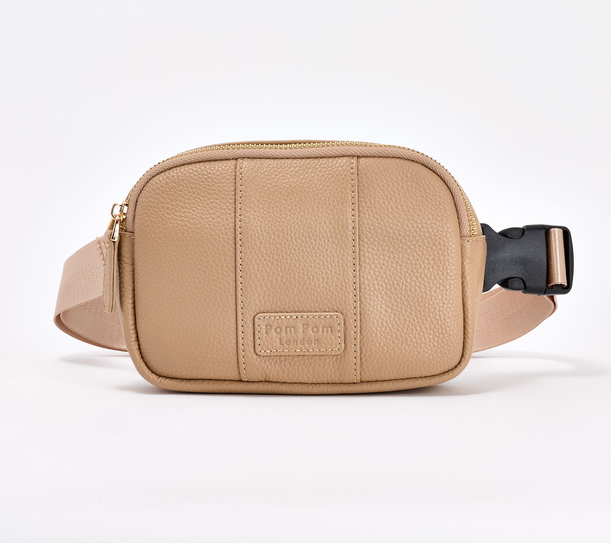 Pom Pom London Leather Barnes Belt Bag