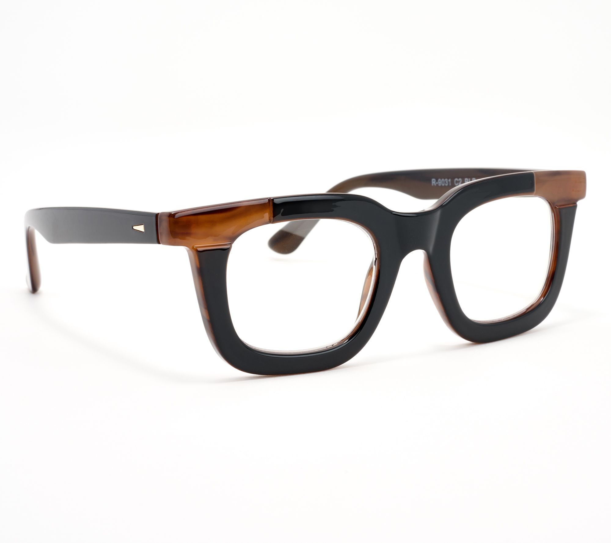 Ryan Simkhai Onyx Blue Light Reading Glasses 3-3.5 Strength