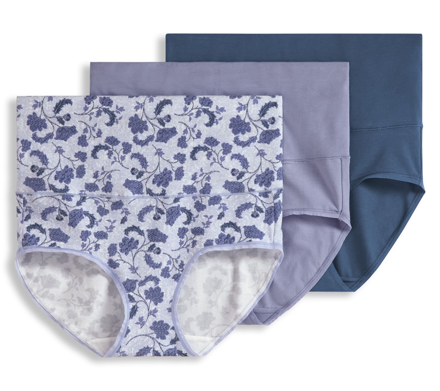 Jockey Skimmies 360 Cotton Mid Waist Smoothing Brief 3 Pack