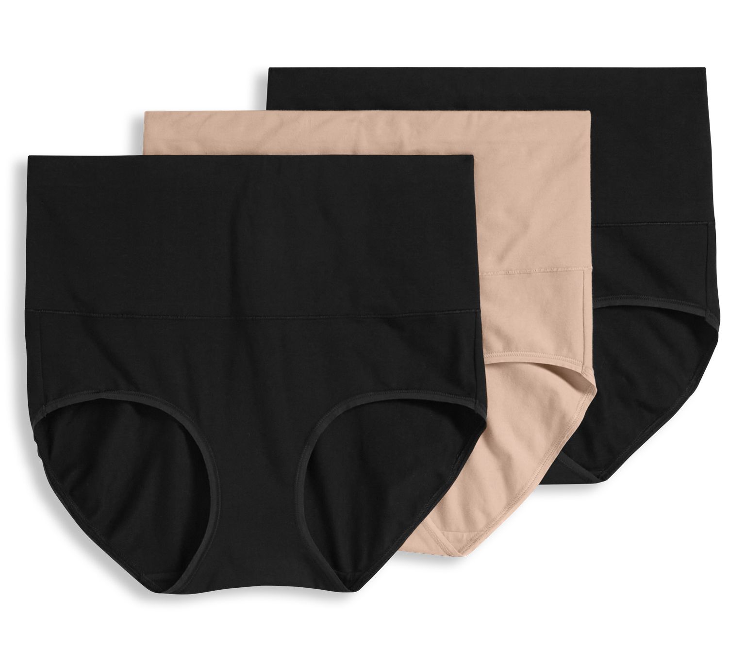 Jockey Skimmies 360 Cotton Mid Waist Smoothing Brief 3 Pack