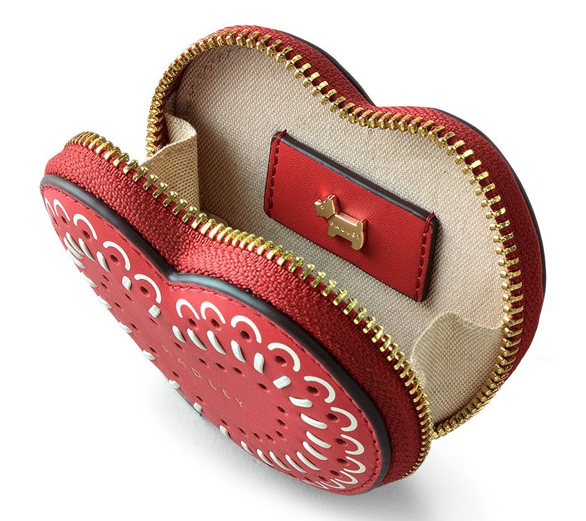 Radley バレンタイン スモールジップアラウンドコインパース RADLEY London Valentine's 2025 Small Heart Leather Coin