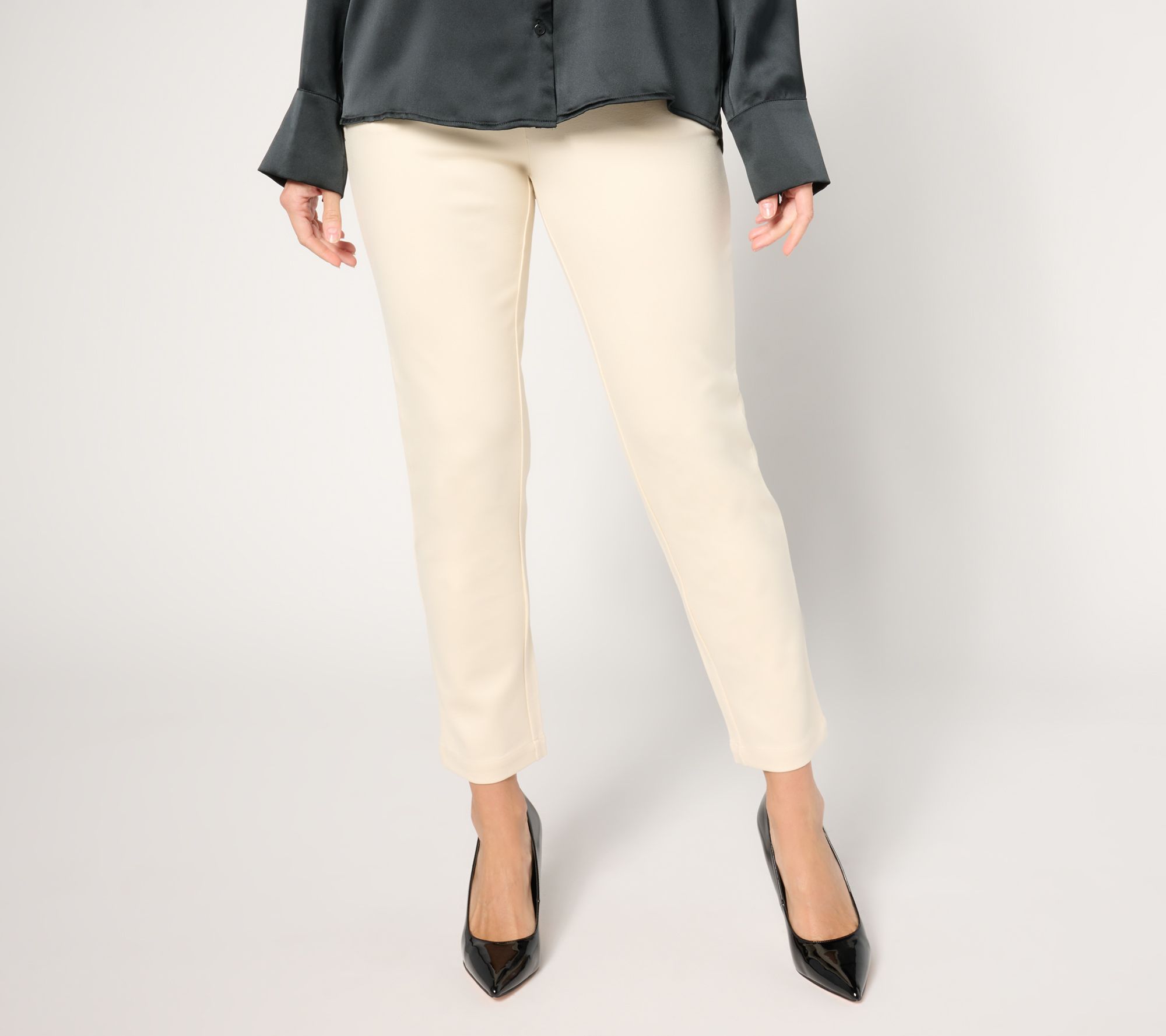 "As Is" BEAUTIFUL by Lawrence Zarian Petite Slim Ponte Pant