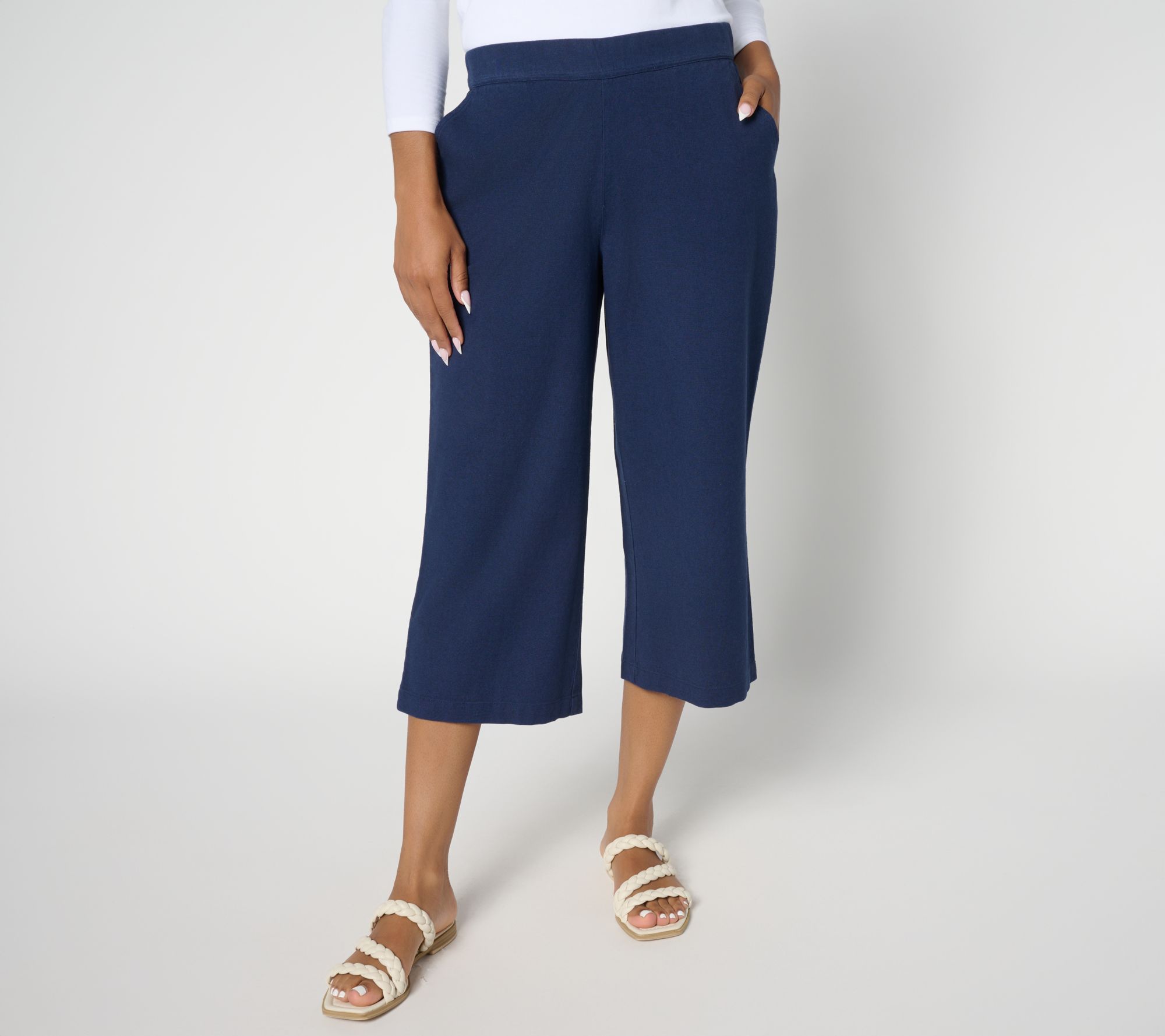 BEAUTIFUL by Lawrence Zarian Petite Pull-On Capri