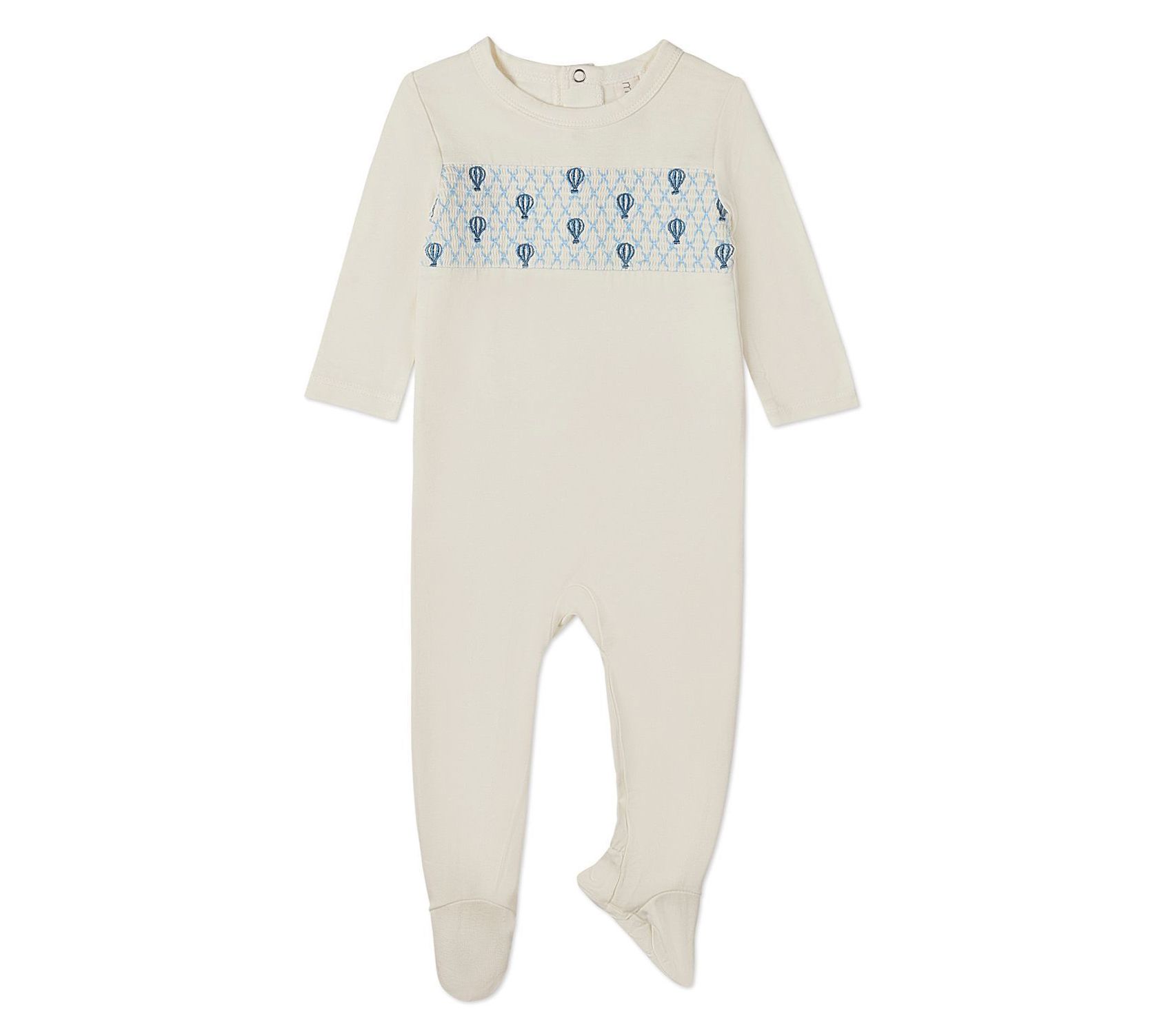 MiniMoi Baby & Toddler Smocked Rayon Footie