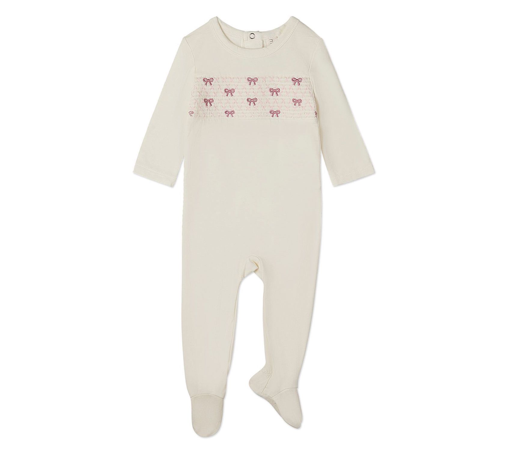 MiniMoi Baby & Toddler Smocked Rayon Footie