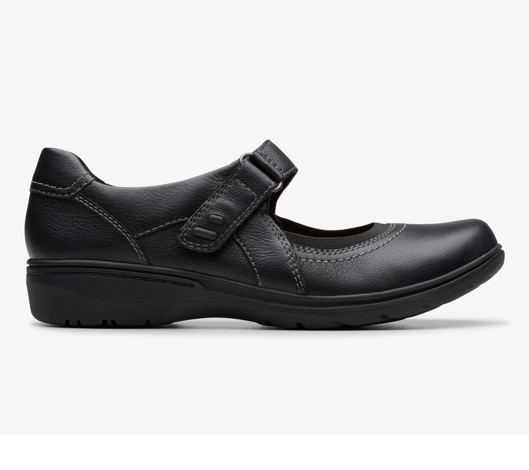 Clarks Pure Clarks Ladies Flat Black Shoes Clarks Shoes Clarks