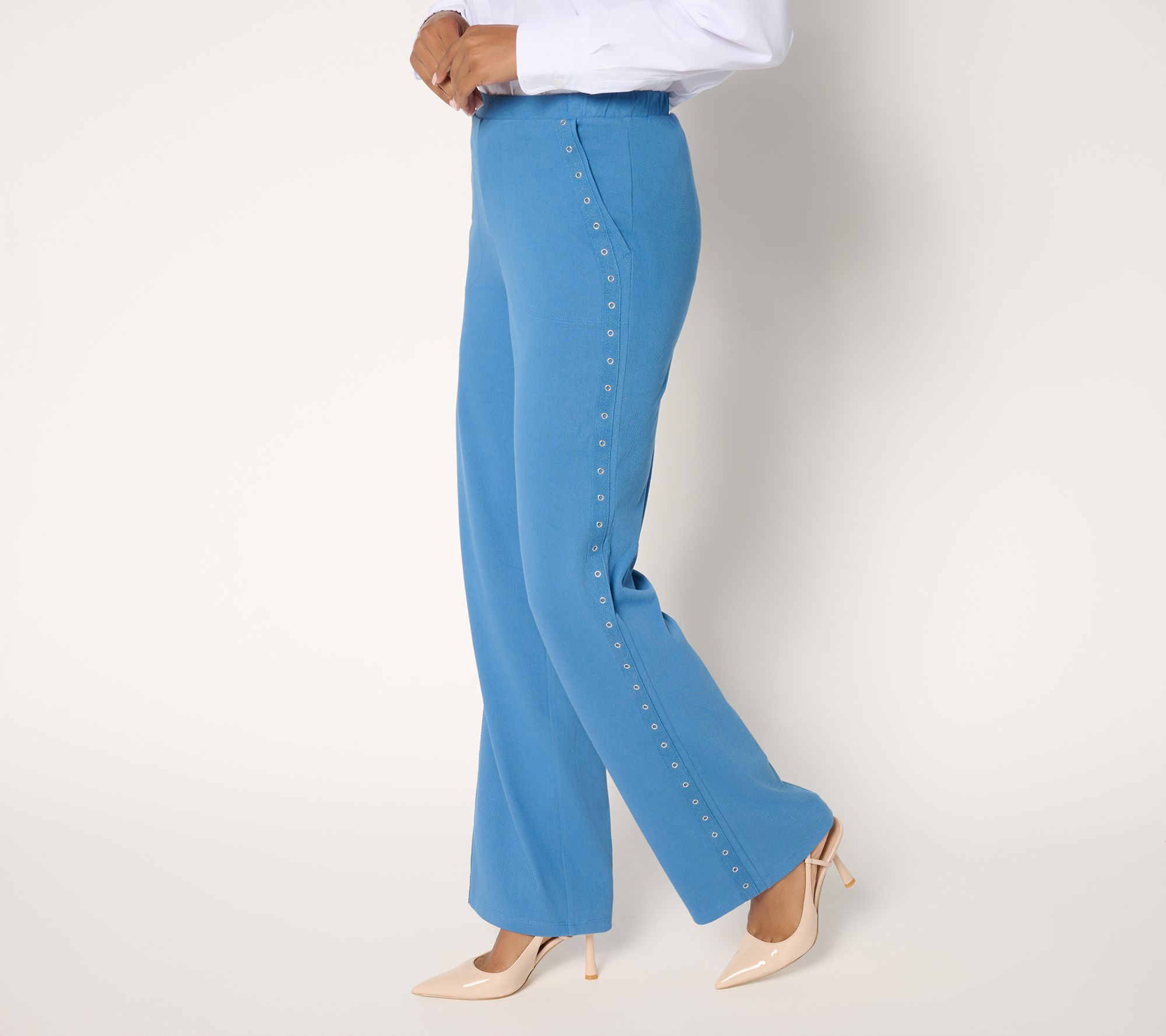 Women with Control Regular Wide Leg St Tropez Twill Pants