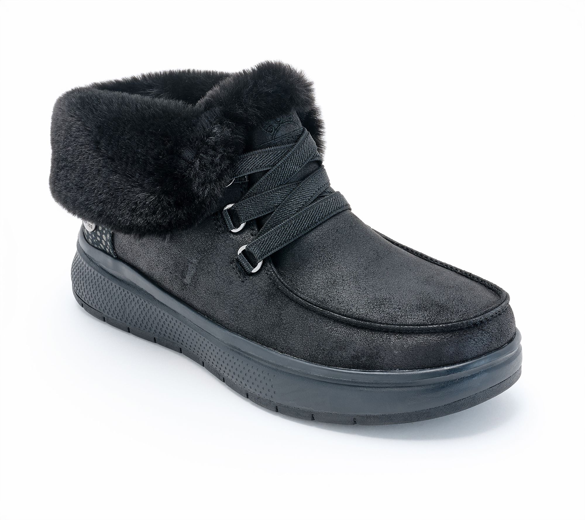 Skechers Slip-ins BOBS Skip Cute Wave Cozy Lined Booties
