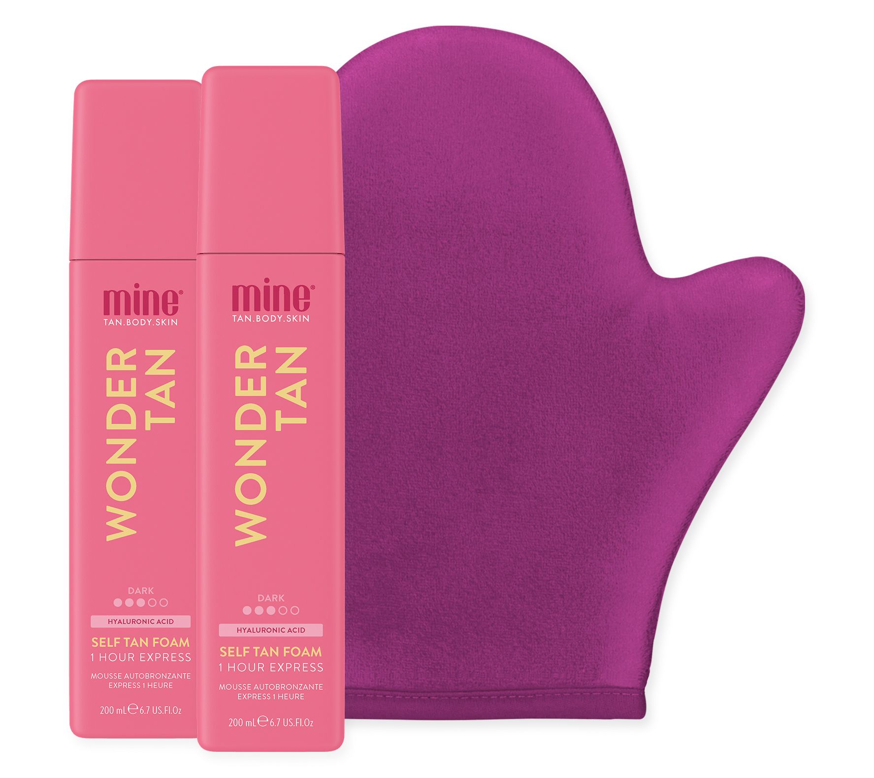 Mine Tan Wonder Tan Self-Tan Foam Duo + Mitt