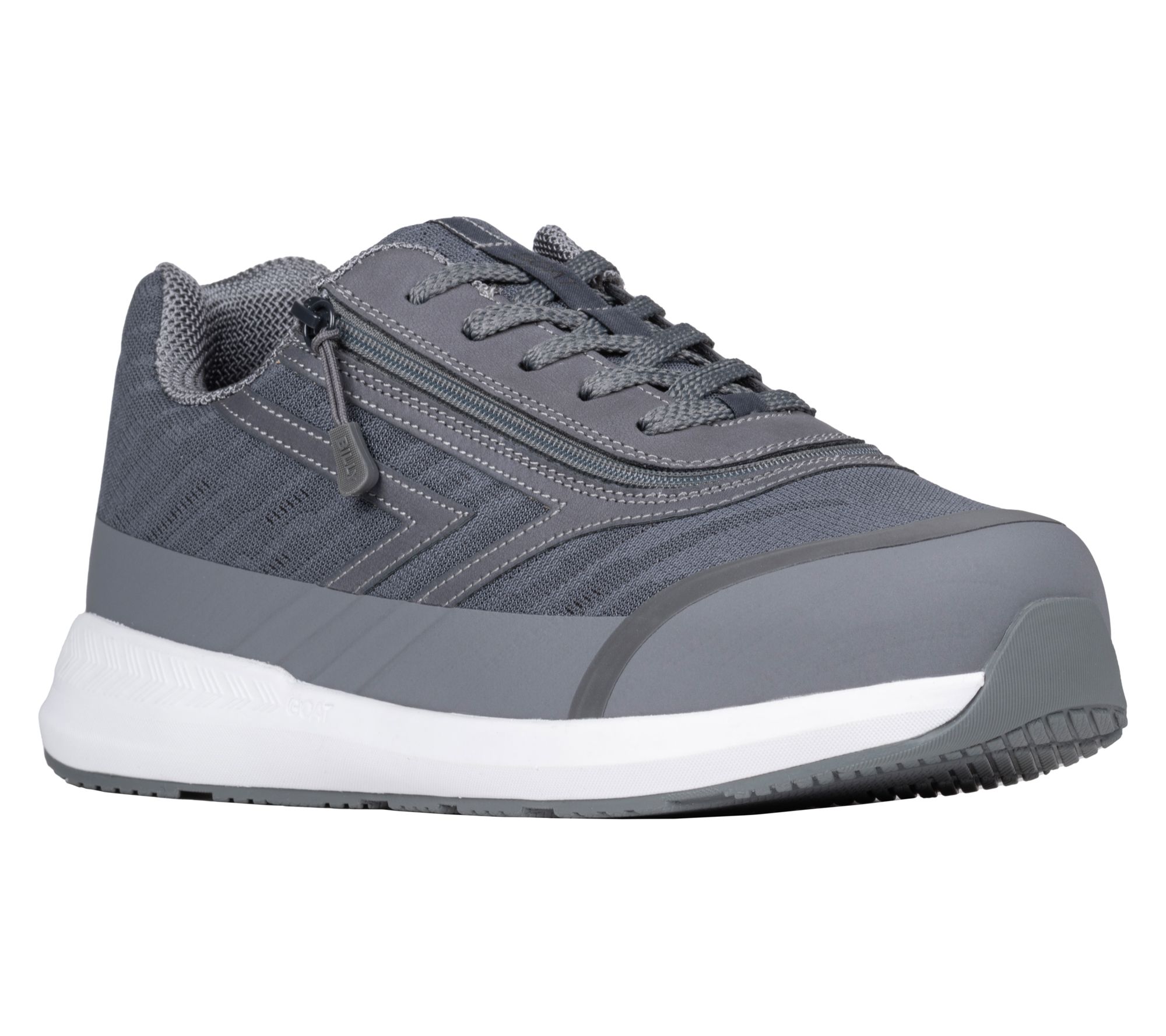 BILLY Footwear zip-on Men's Charcoal Goat