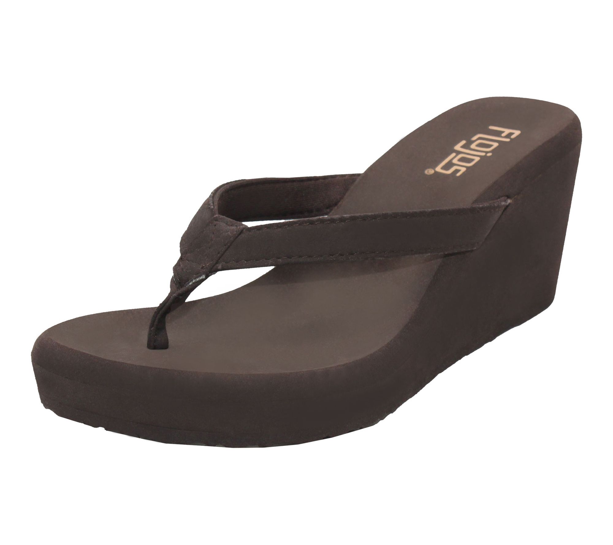 Flojos Thong Wedge Sandal - Olivia