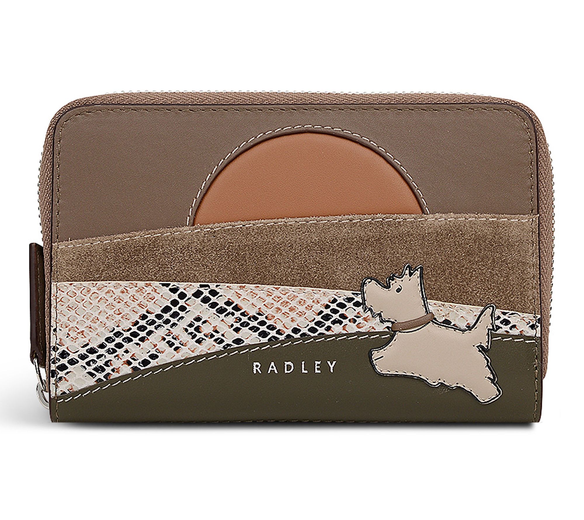 Radley Over The Hills Medium Zip Around LeatherWallet