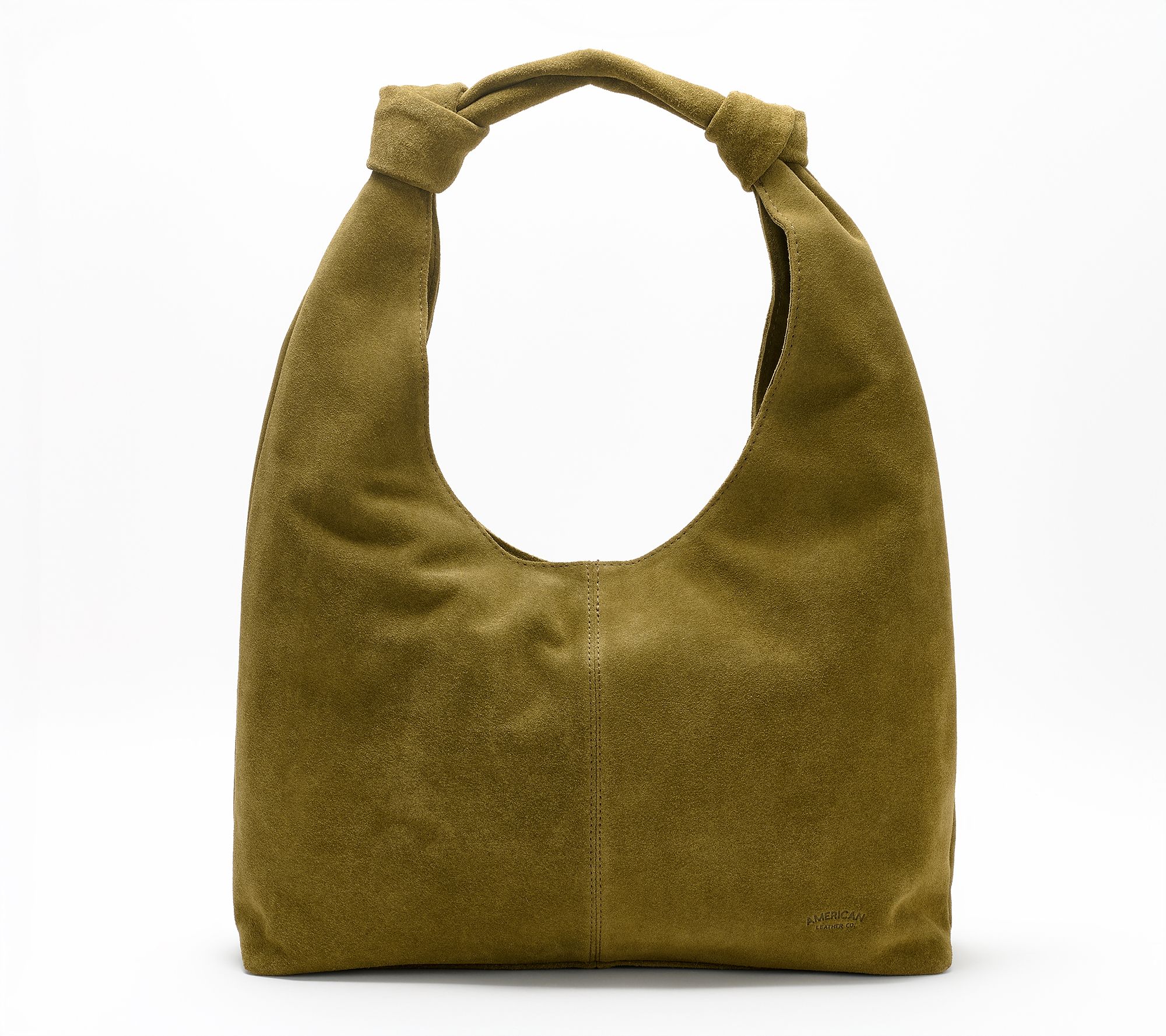 "As Is" American Leather Co. Gables Suede Hobo