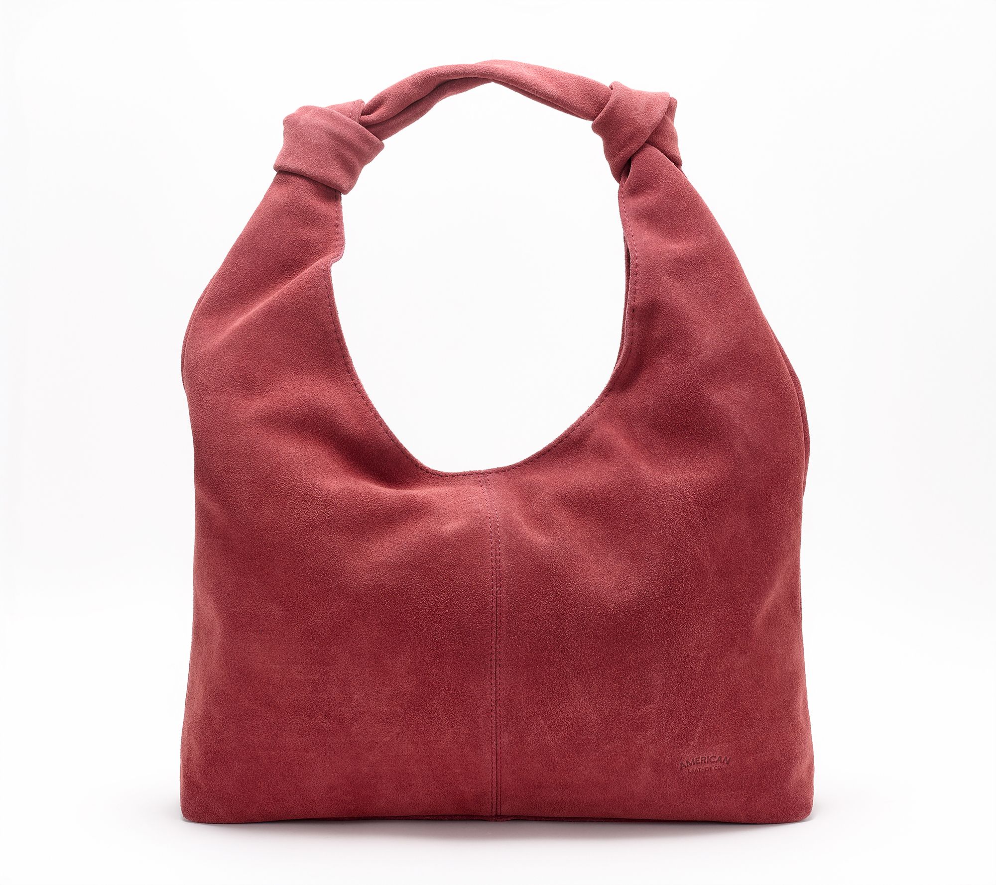 "As Is" American Leather Co. Gables Suede Hobo