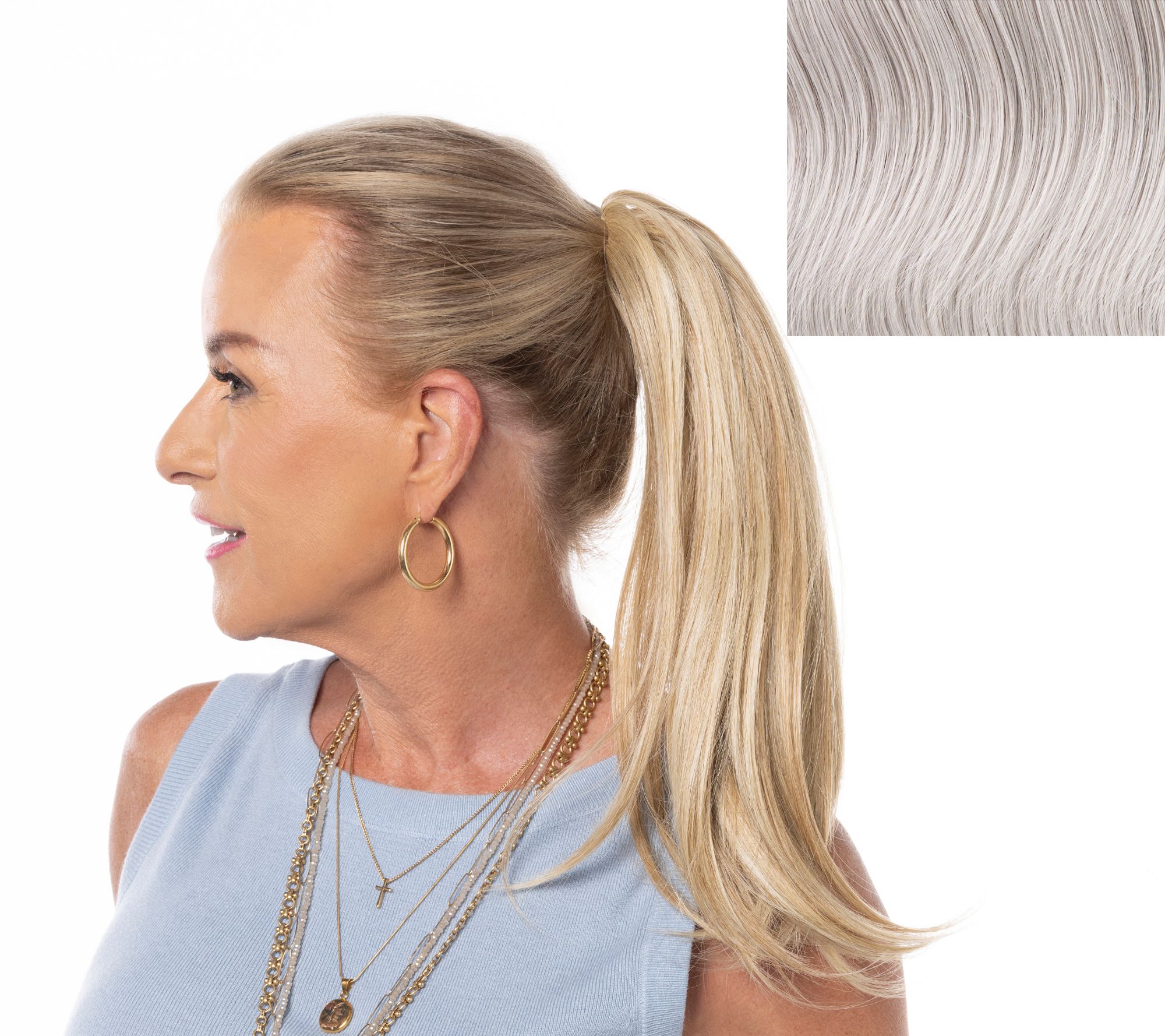 Toni Brattin No-Clip Straight Pony Hairpiece