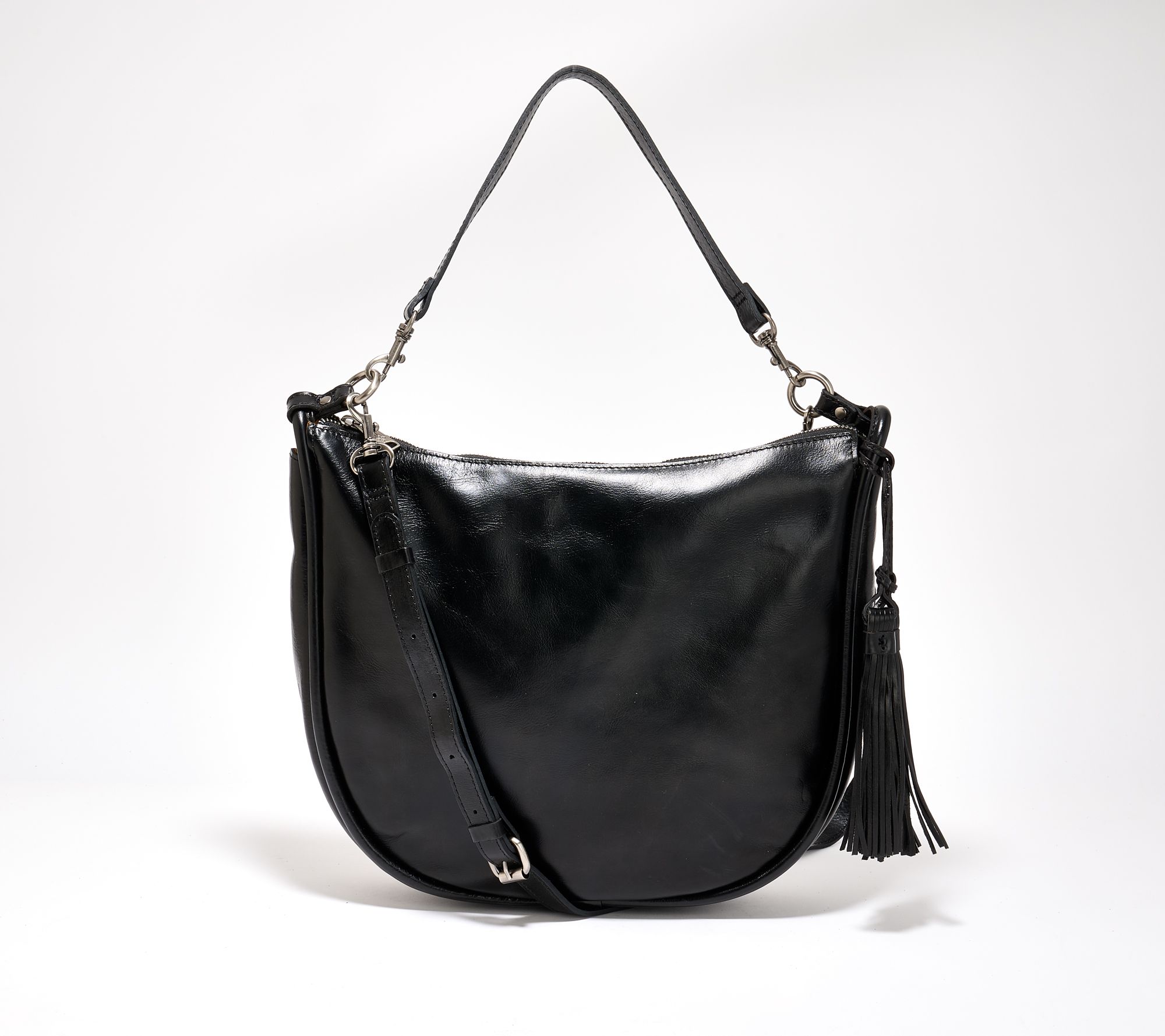 "As Is" Patricia Nash Chiavari Leather ConvertibleHobo