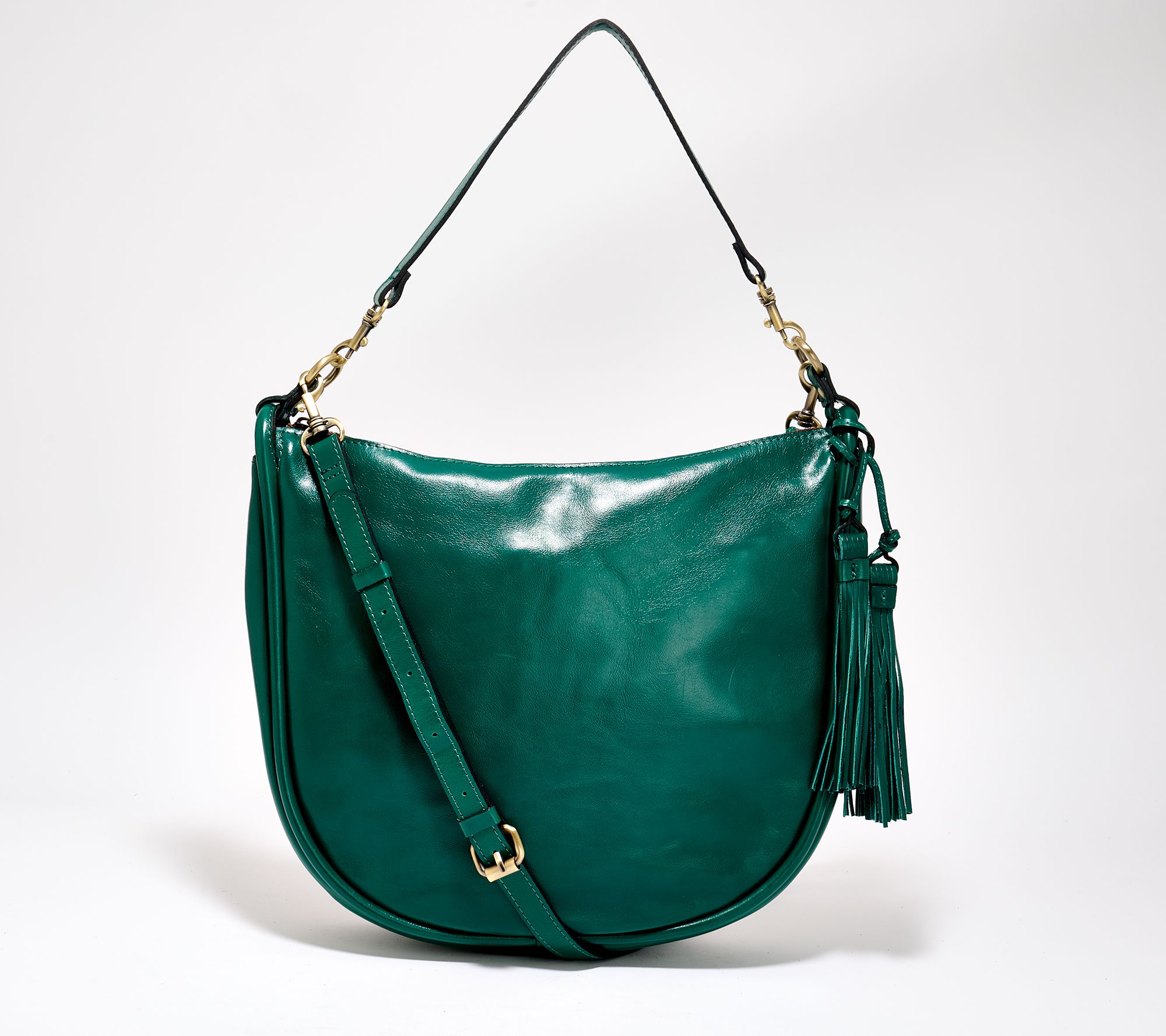"As Is" Patricia Nash Chiavari Leather ConvertibleHobo