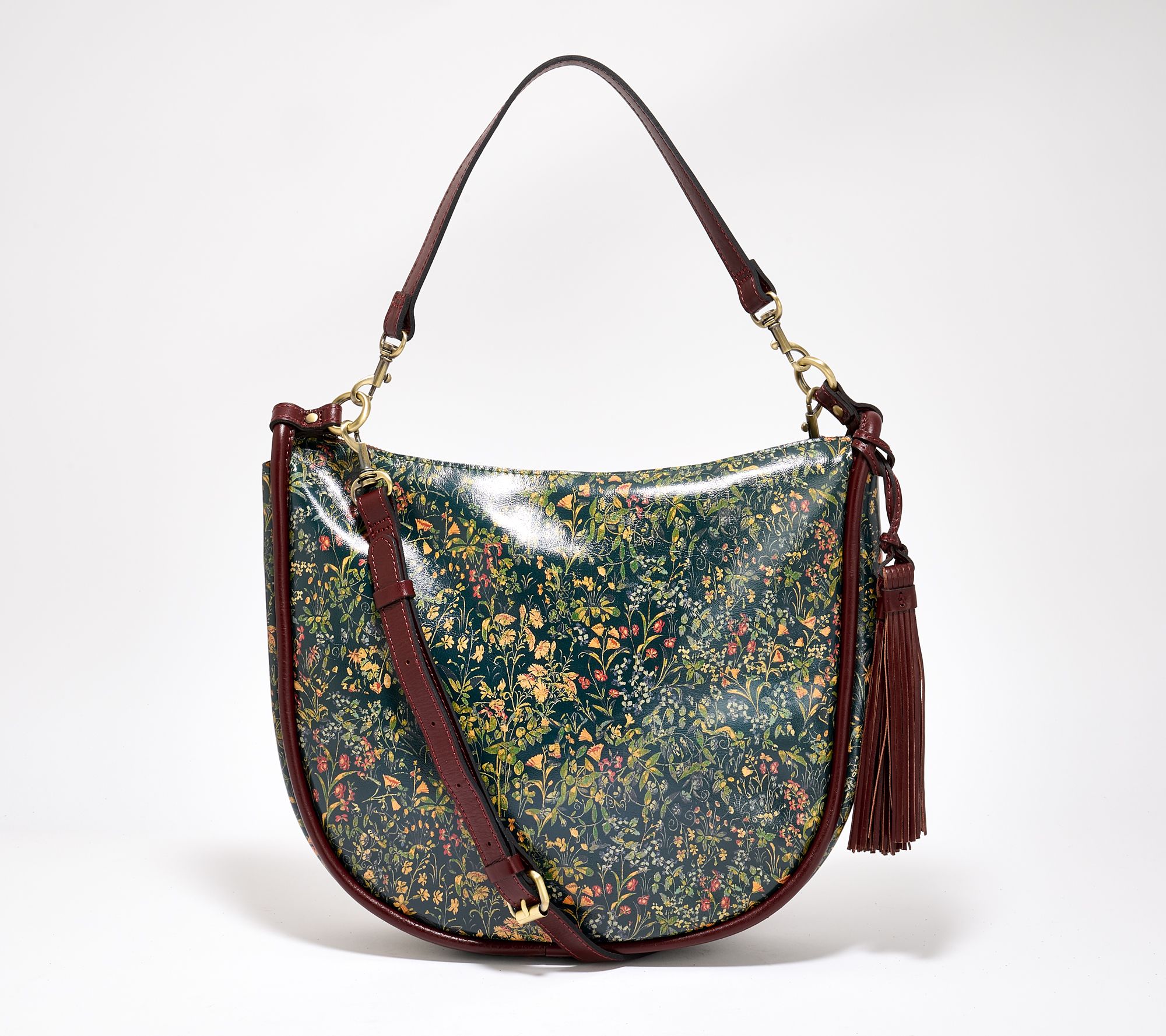 "As Is" Patricia Nash Chiavari Leather ConvertibleHobo