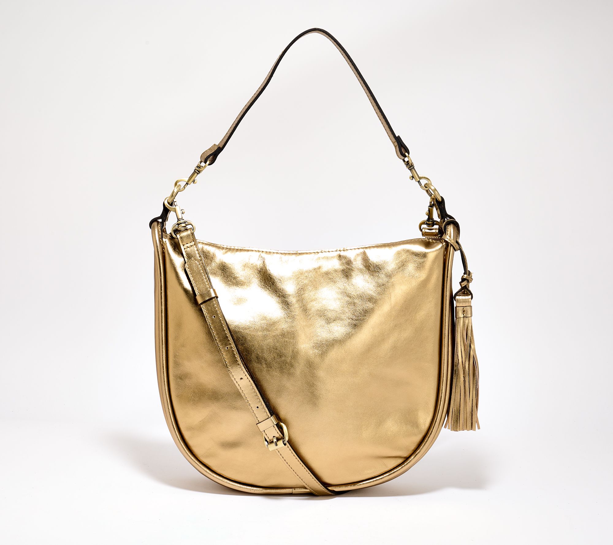 "As Is" Patricia Nash Chiavari Leather ConvertibleHobo